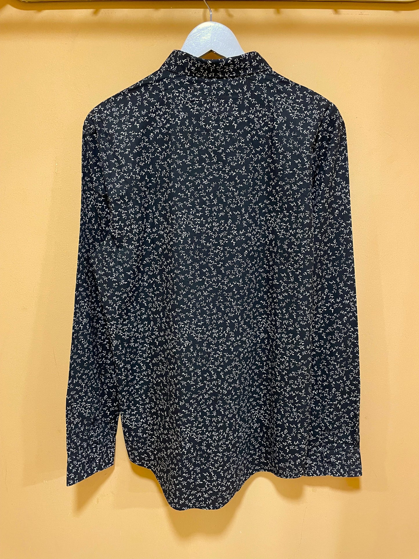 Stock, Εμπριμέ Ανδρικό Πουκάμισο ANERKJENDT σε Μαύρο (Large)