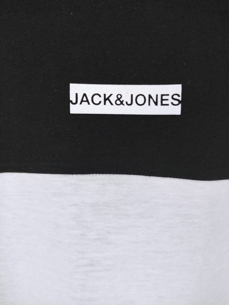 Stock Ανδρικό Τ-shirt JACK & JONES jcoblocks  σε Λευκό