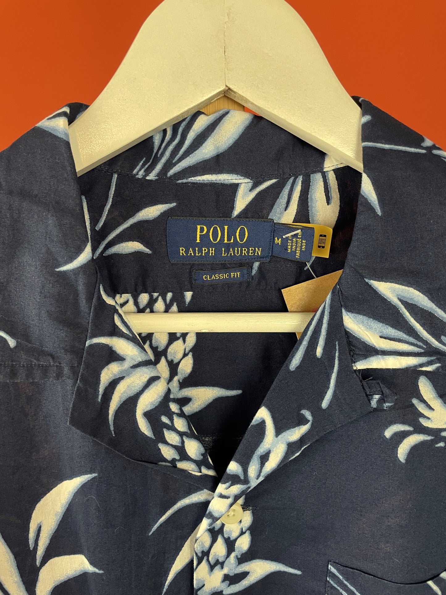 Hawaiian Style Πουκάμισο RALPH LAUREN σε Βαθύ Μπλε χρώμα (ΑΝΔΡΑΣ: M, ΓΥΝΑΙΚΑ: L)