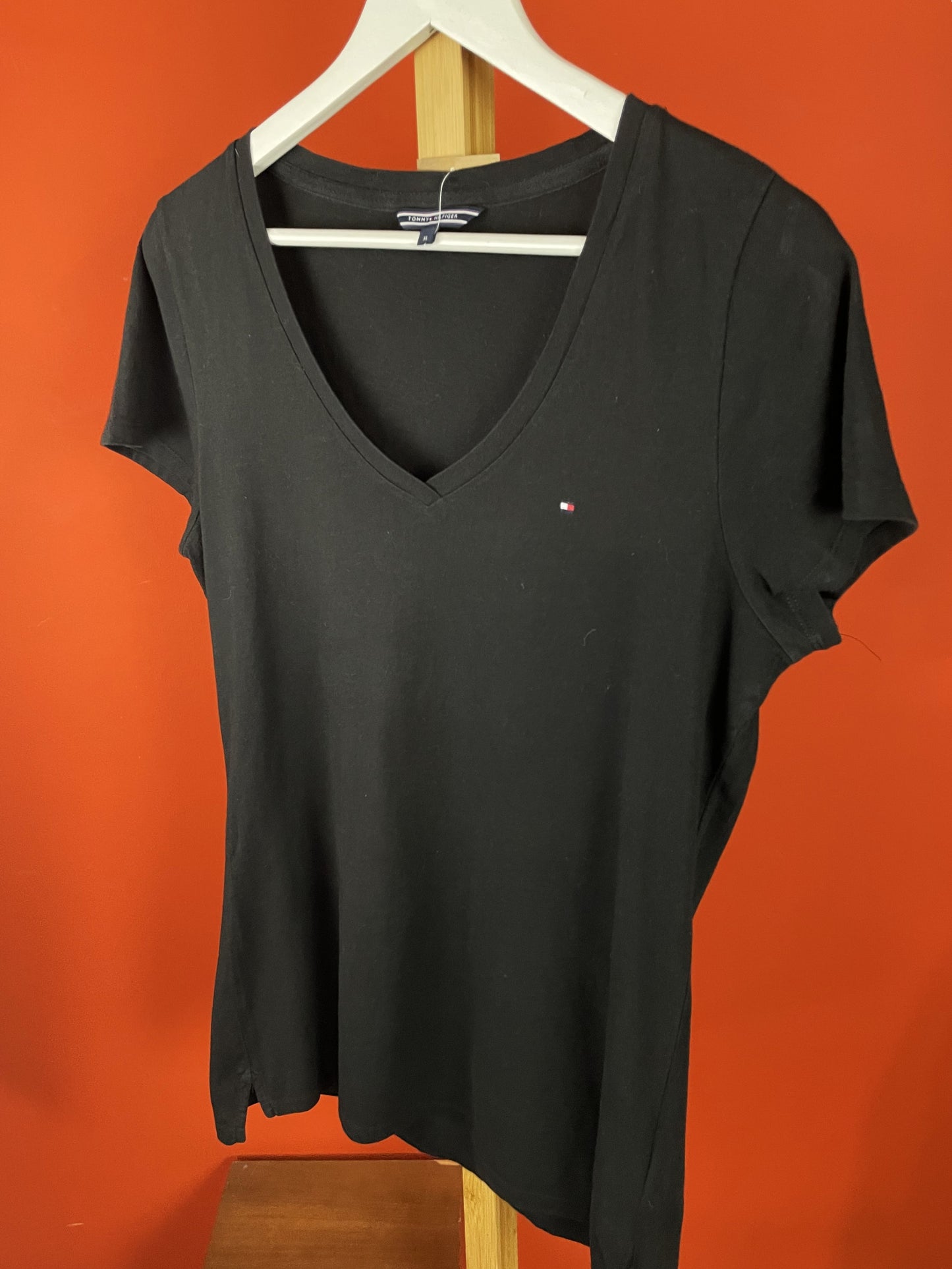 Μακριά Γυναικεία Μπλούζα TOMMY HILFIGER σε Μαύρο Χρώμα (Medium)