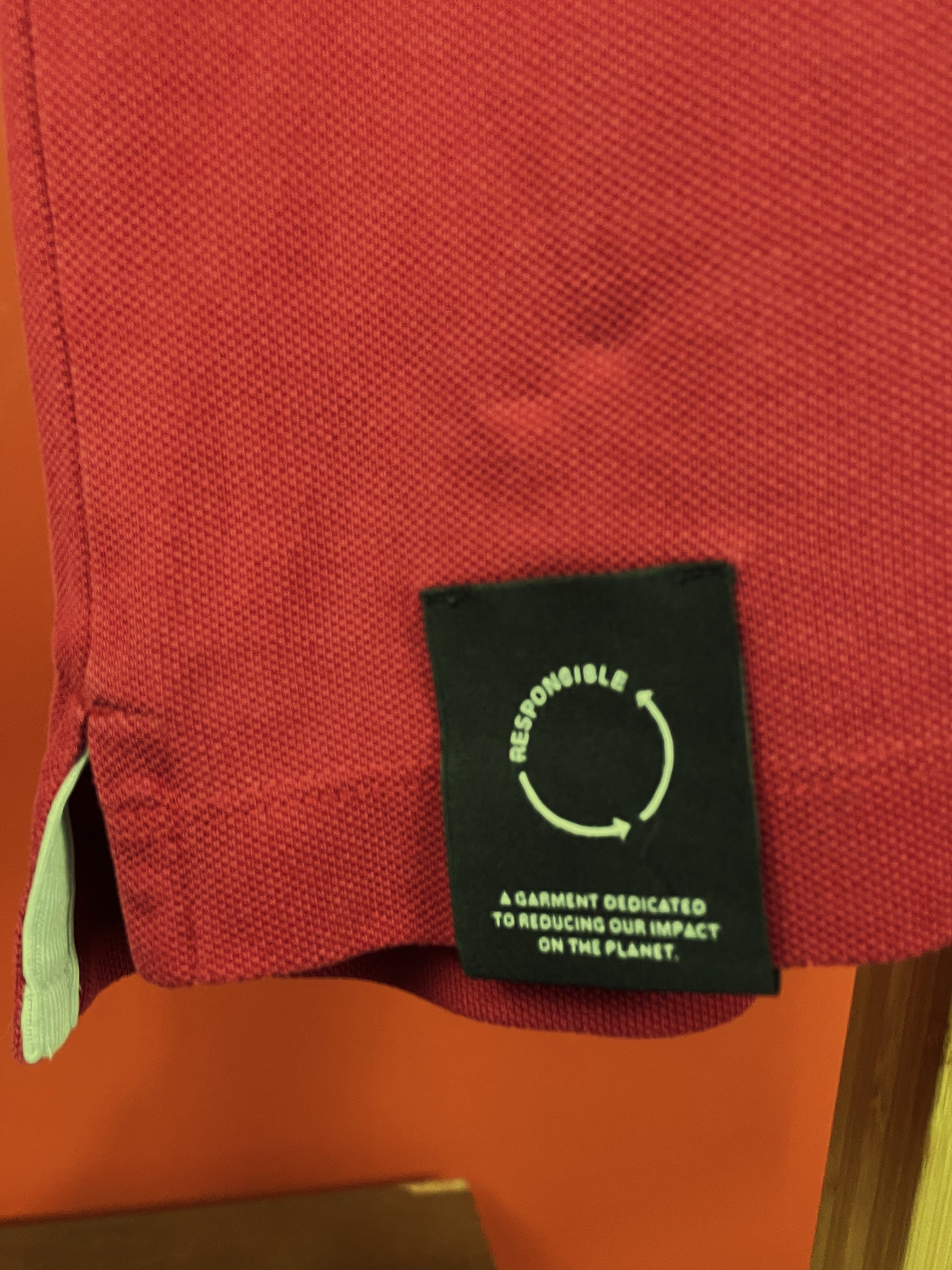 Ανδρικο polo Τ-Shirt HUGO BOSS σε Βυσσινί χρώμα (Medium)