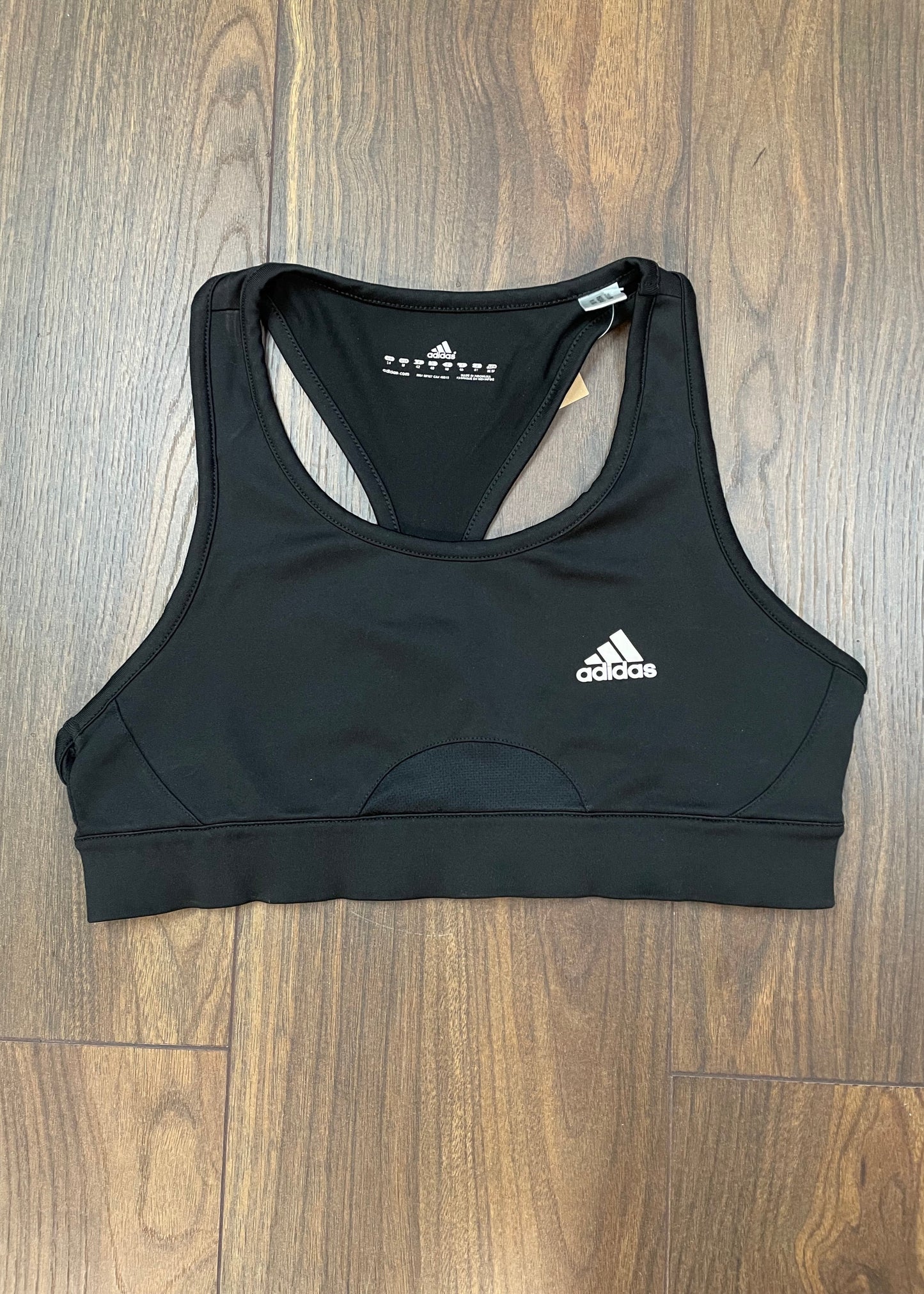 Γυναικείο Αθλητικό Μπουστάκι ADIDAS σε Μαύρο χρώμα (S/M)