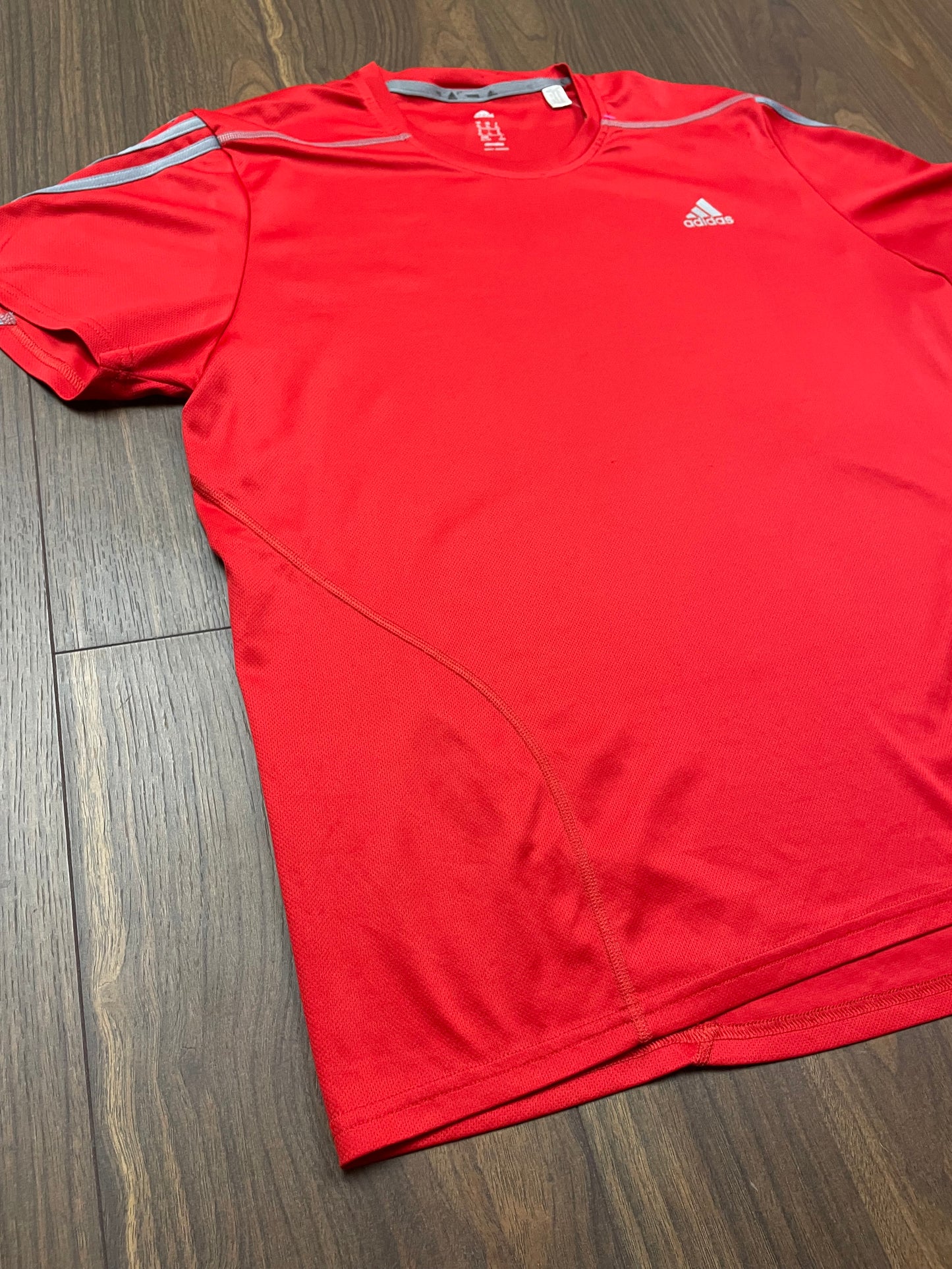 Ανδρική Αθλητική Μπλούζα - T-Shirt ADIDAS Running σε Κόκκινο χρώμα (XL)