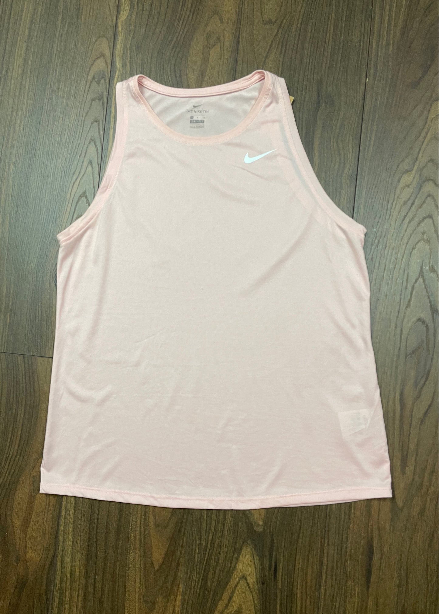 Αθλητική, Αμάνικη Γυναικεία Μπλούζα NIKE σε Παλ Ροζ χρώμα (Medium)