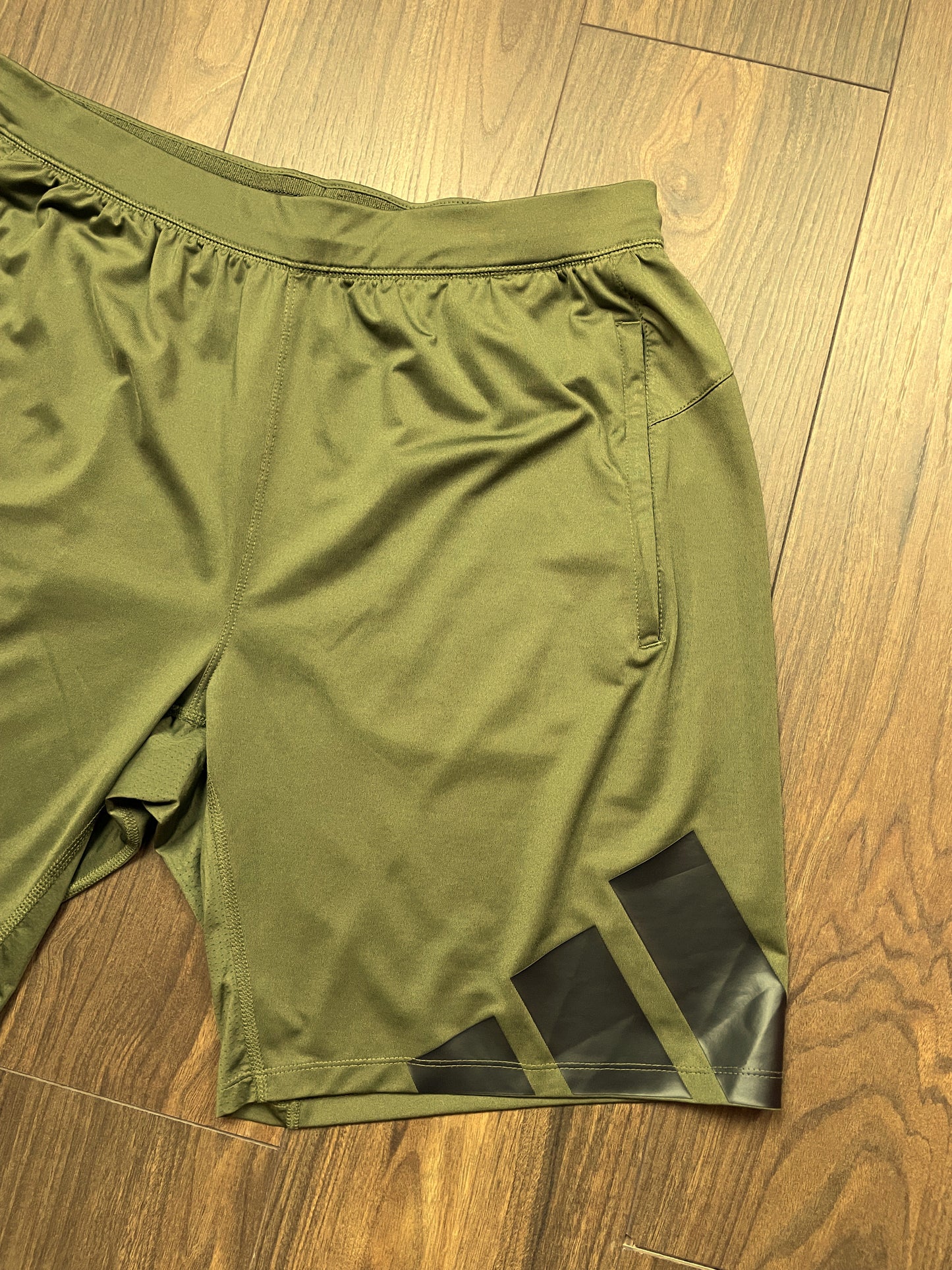 Ανδρικό, Αθλητικό Σορτς ADIDAS σε Λαδί χρώμα (Large)