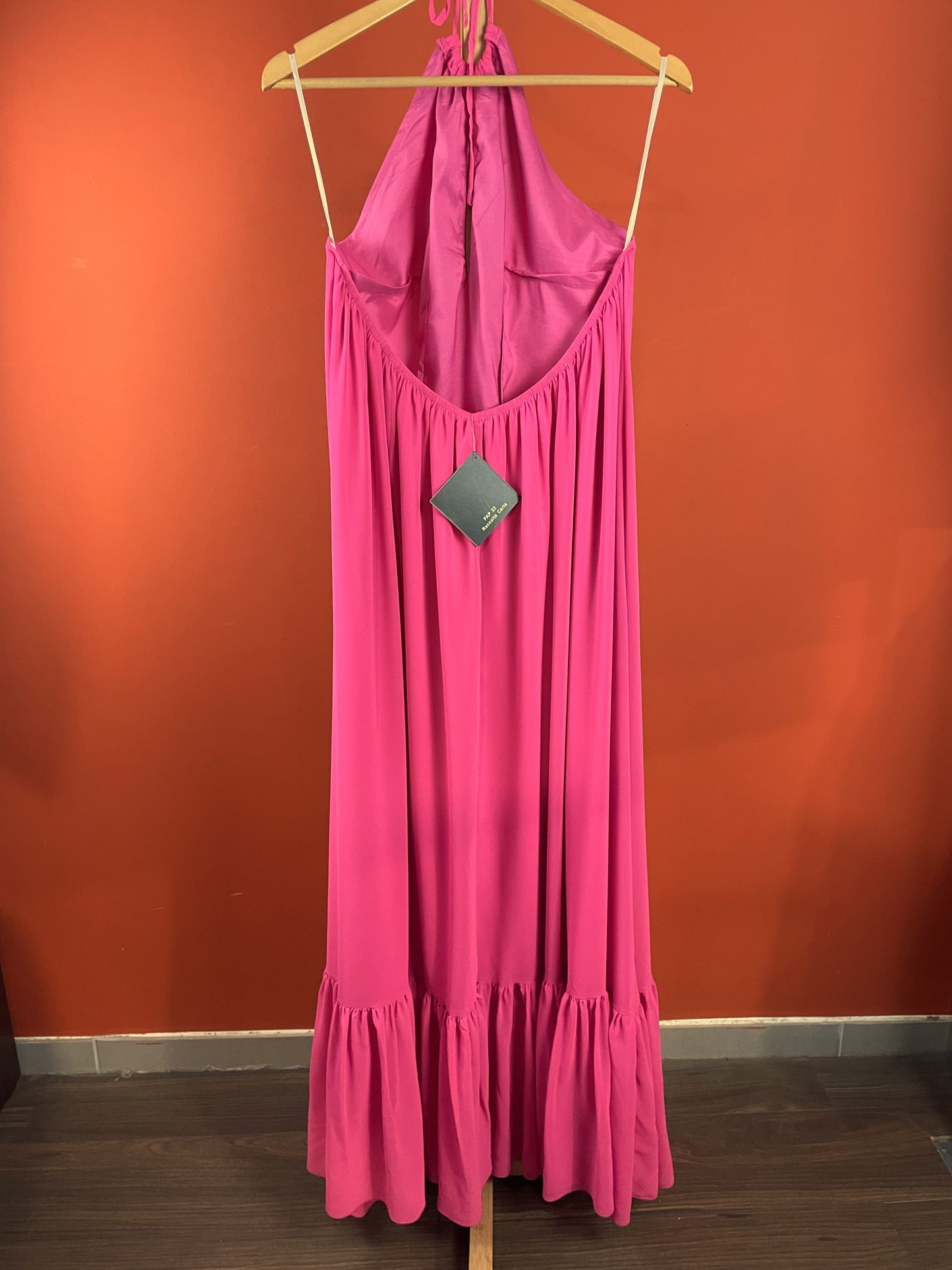 Stock, Maxi Φόρεμα LOVE & LEMONADE σε Φούξια χρώμα (XL- Άνετη γραμμή)