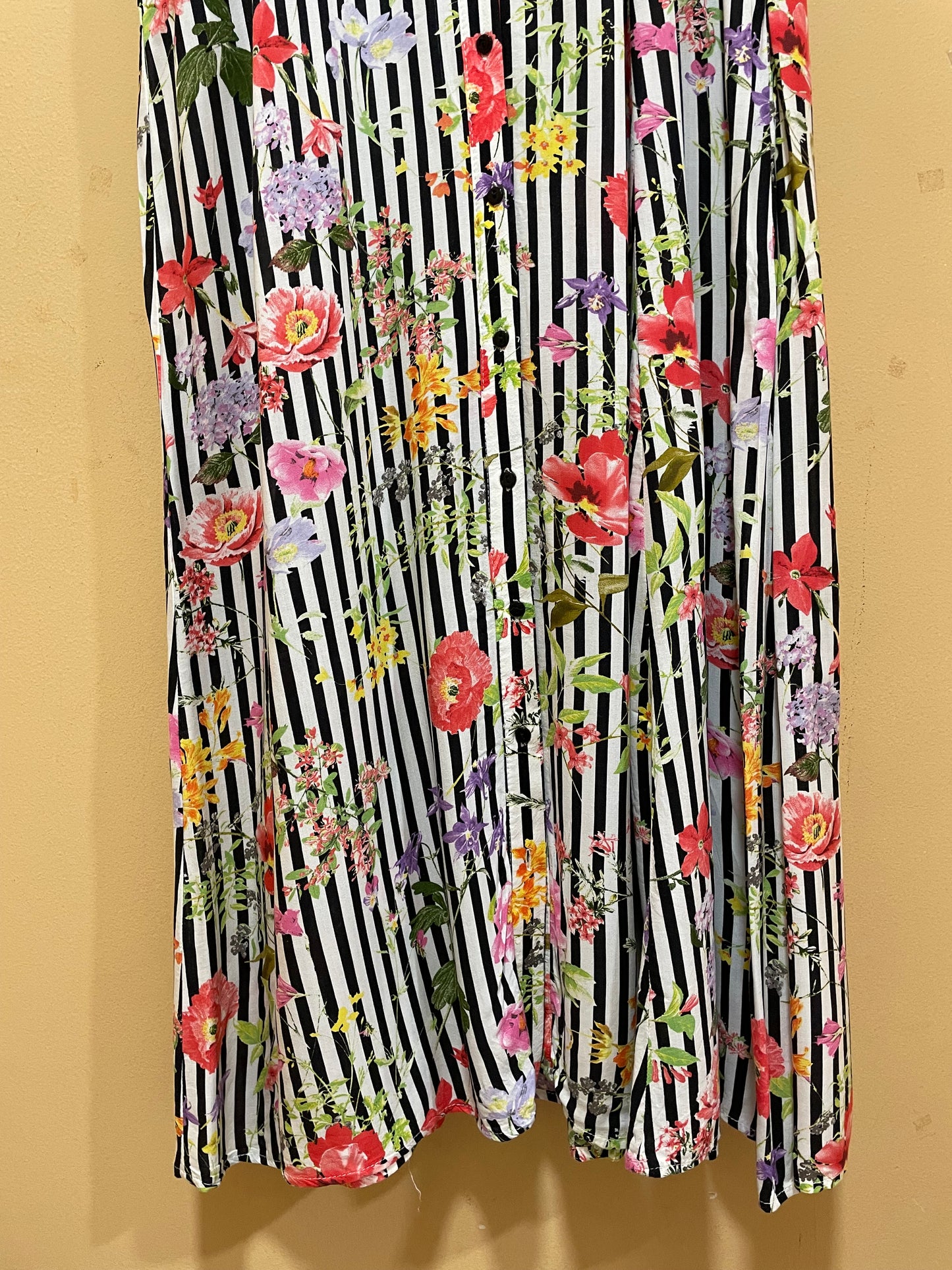 Maxi, Εμπριμέ Φόρεμα ZARA PREMIUM από Βισκόζη (XS)