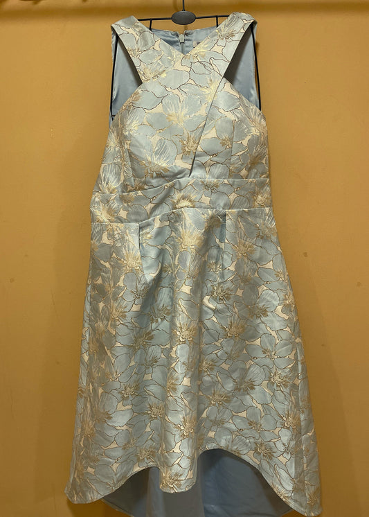 Αμπιγιέ Φόρεμα CHI CHI London σε Σιέλ χρώμα με Lurex Ίνες (Large)