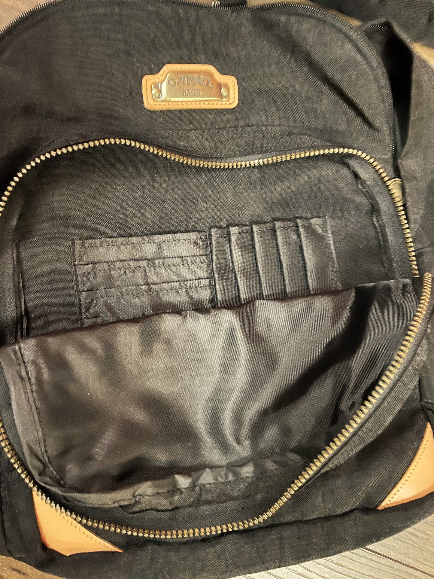 ΣΥΛΛΕΚΤΙΚΟ Backpack - Τσάντα Πλάτης CAMEL σε Μαύρο χρώμα