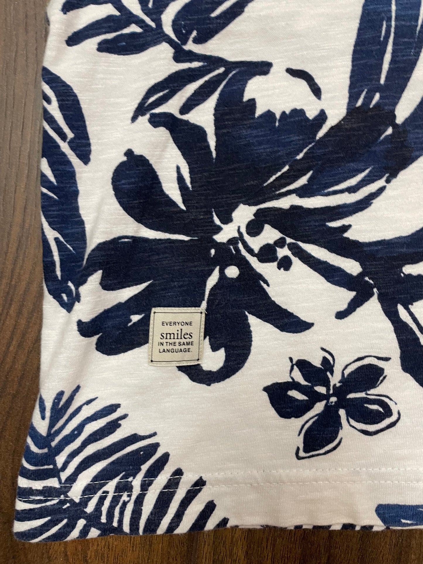 Ανδρικό T-Shirt BUGATTI Polo Style σε Λευκό-Μπλε χρώμα (XL)