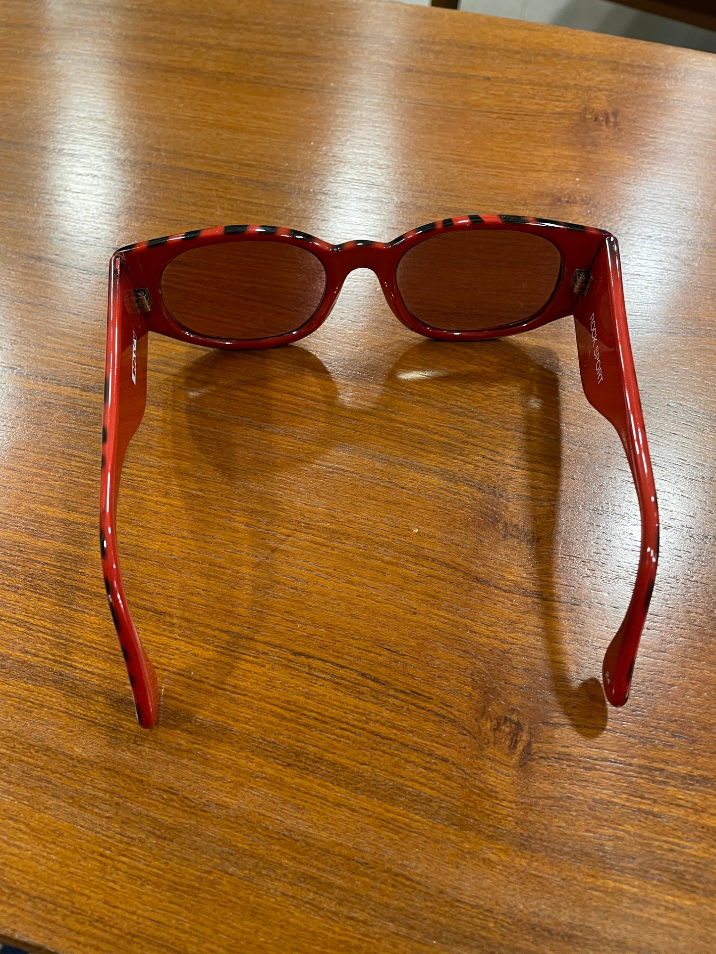 Animal Print - Dead Stock Γυαλιά Ηλίου DONNA σε Σκούρο Κόκκινο χρώμα