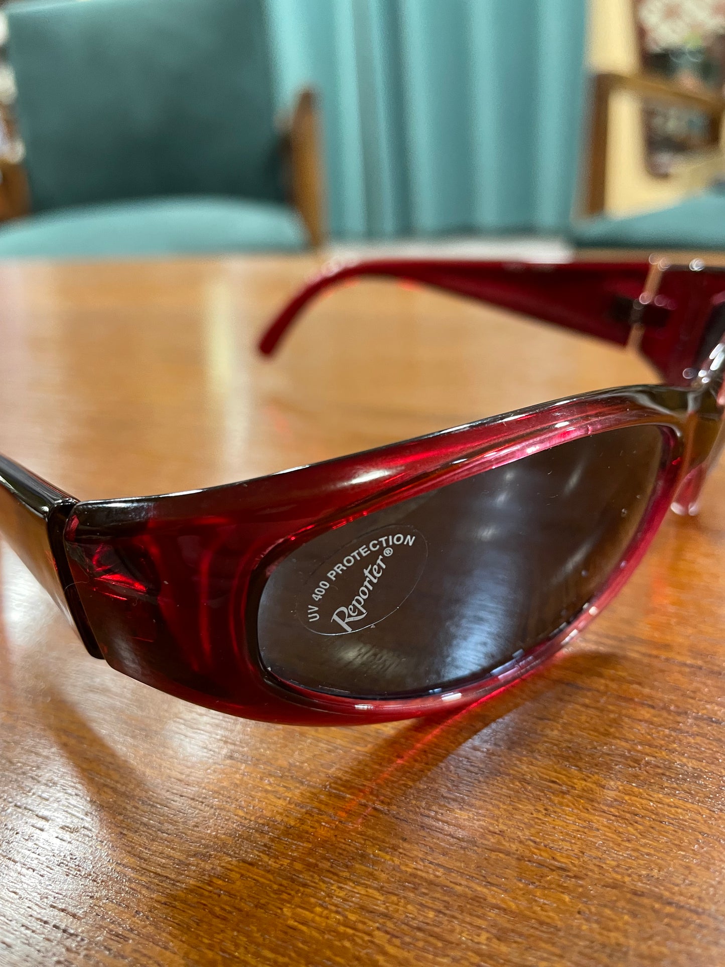 Dead Stock Γυαλιά Ηλίου - Μάσκα REPORTER σε Σκούρο Κόκκινο - Κερασί
