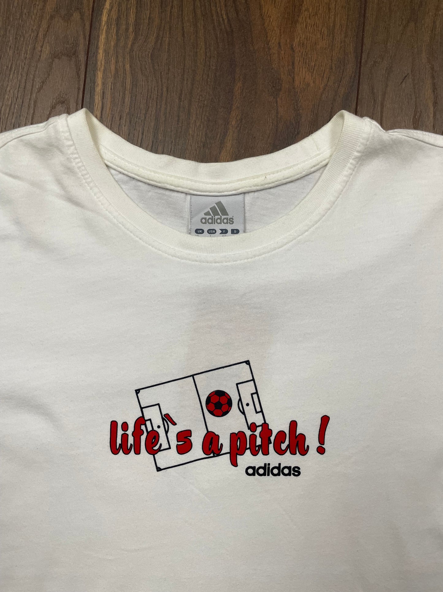 Γυναικείο T-Shirt ADIDAS σε Λευκό Χρώμα (Medium)