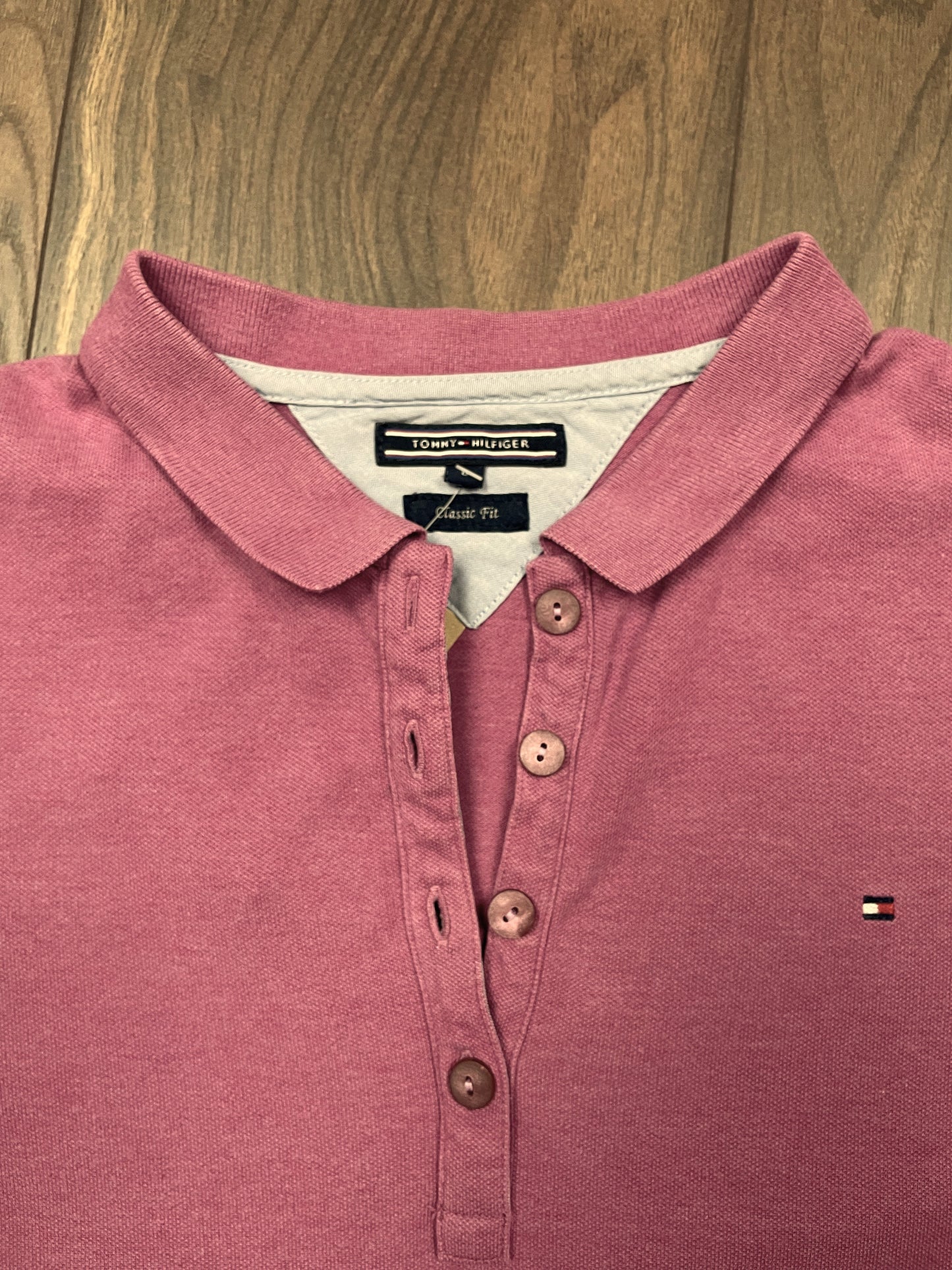 Γυναικεία Μπλούζα / T-Shirt TOMMY HILFIGER σε Σάπιο Μήλο (Medium)