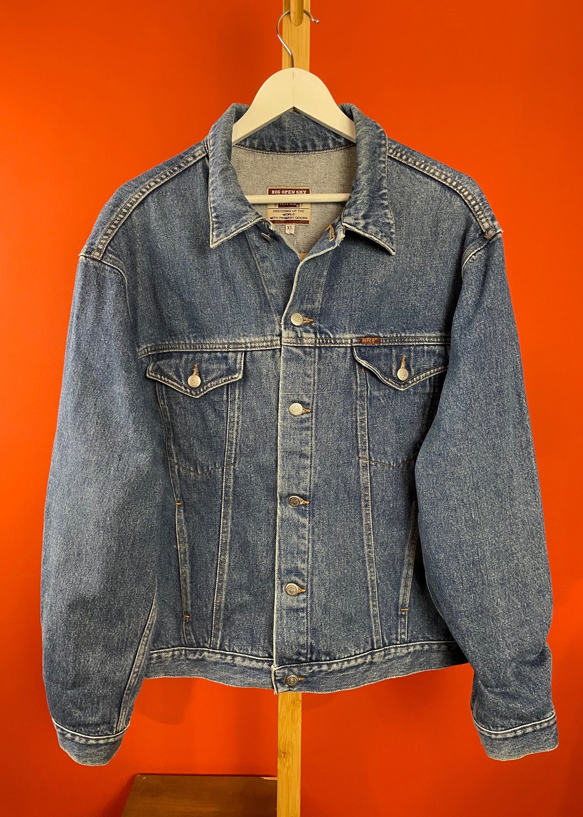 Vintage, Ανδρικό Τζιν Τζάκετ RIFLE σε Κλασικό Denim (XL)