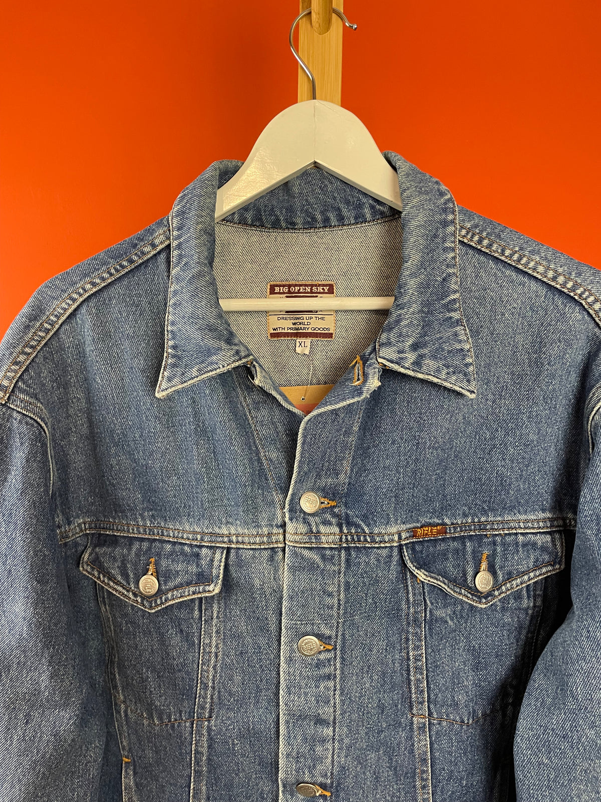 Vintage, Ανδρικό Τζιν Τζάκετ RIFLE σε Κλασικό Denim (XL)