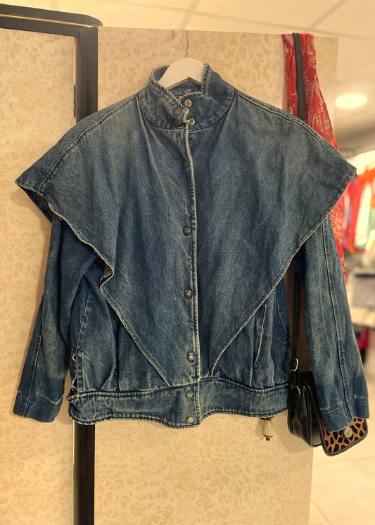 UNIQUE ITEM: Vintage, 80s Γυναικείο Τζιν Τζάκετ σε Κλασικό Denim (Large)