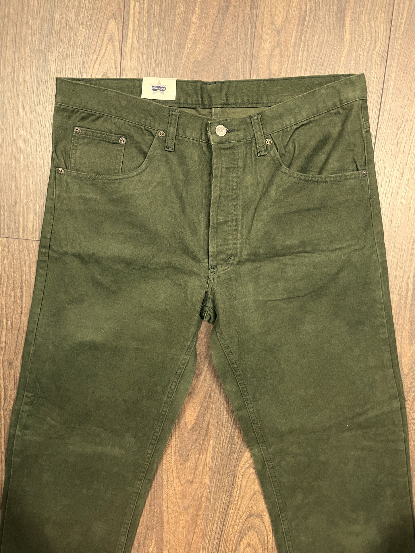 Stock Aνδρικό Παντελόνι STARKMANN σε Χακί / Λαδί χρώμα (Νο 36)