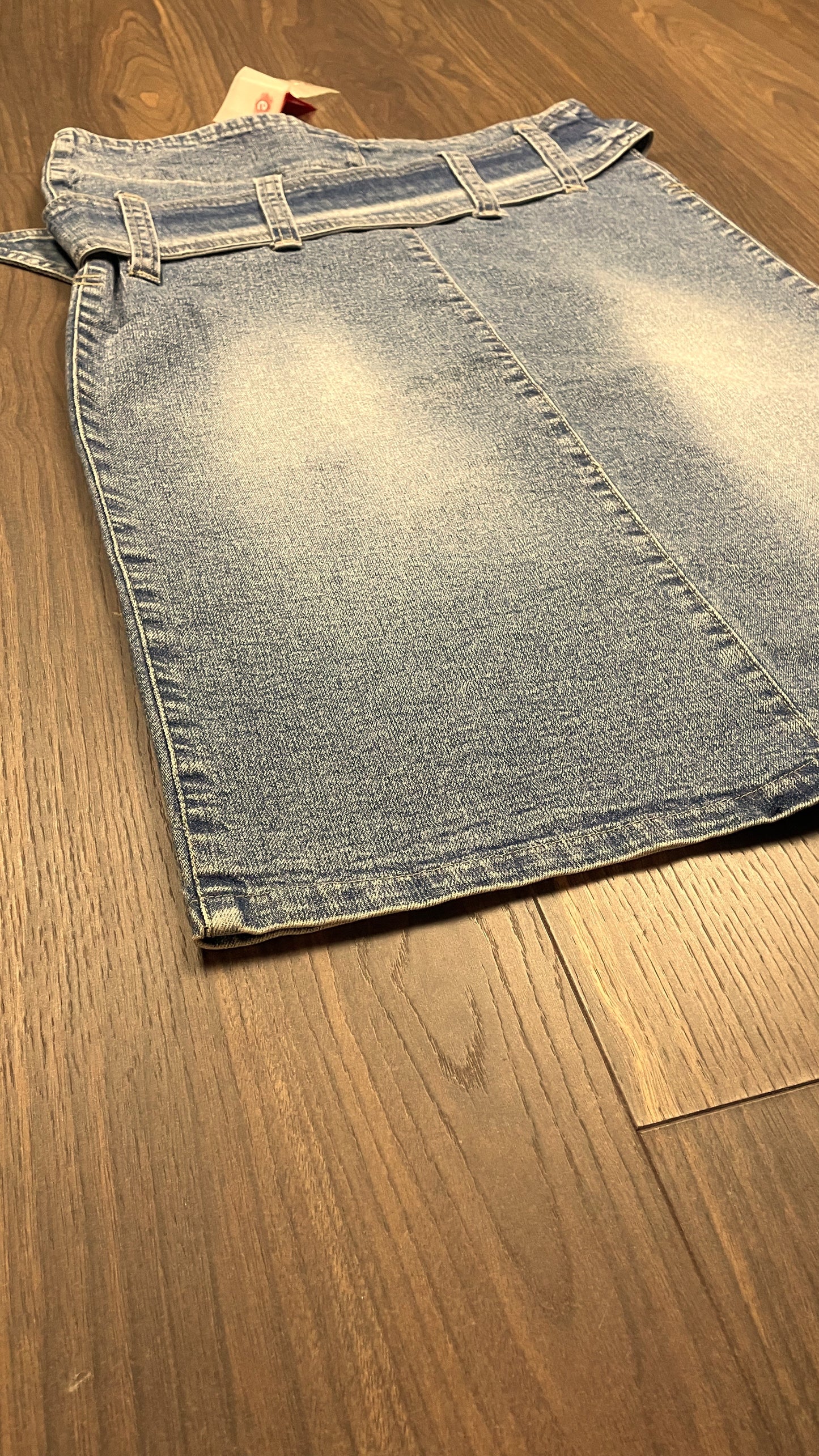 Stock, Midi Τζιν Φούστα ELXIS σε Σιέλ, ξεθωριασμένο Denim (Medium)