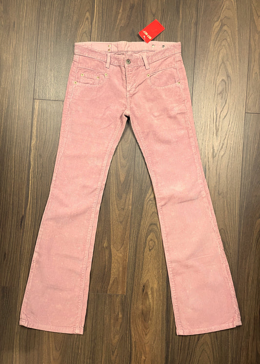 Stock, Κοτλέ Γυναικείο Παντελόνι SET-SET σε Σάπιο Μήλο (No 29)