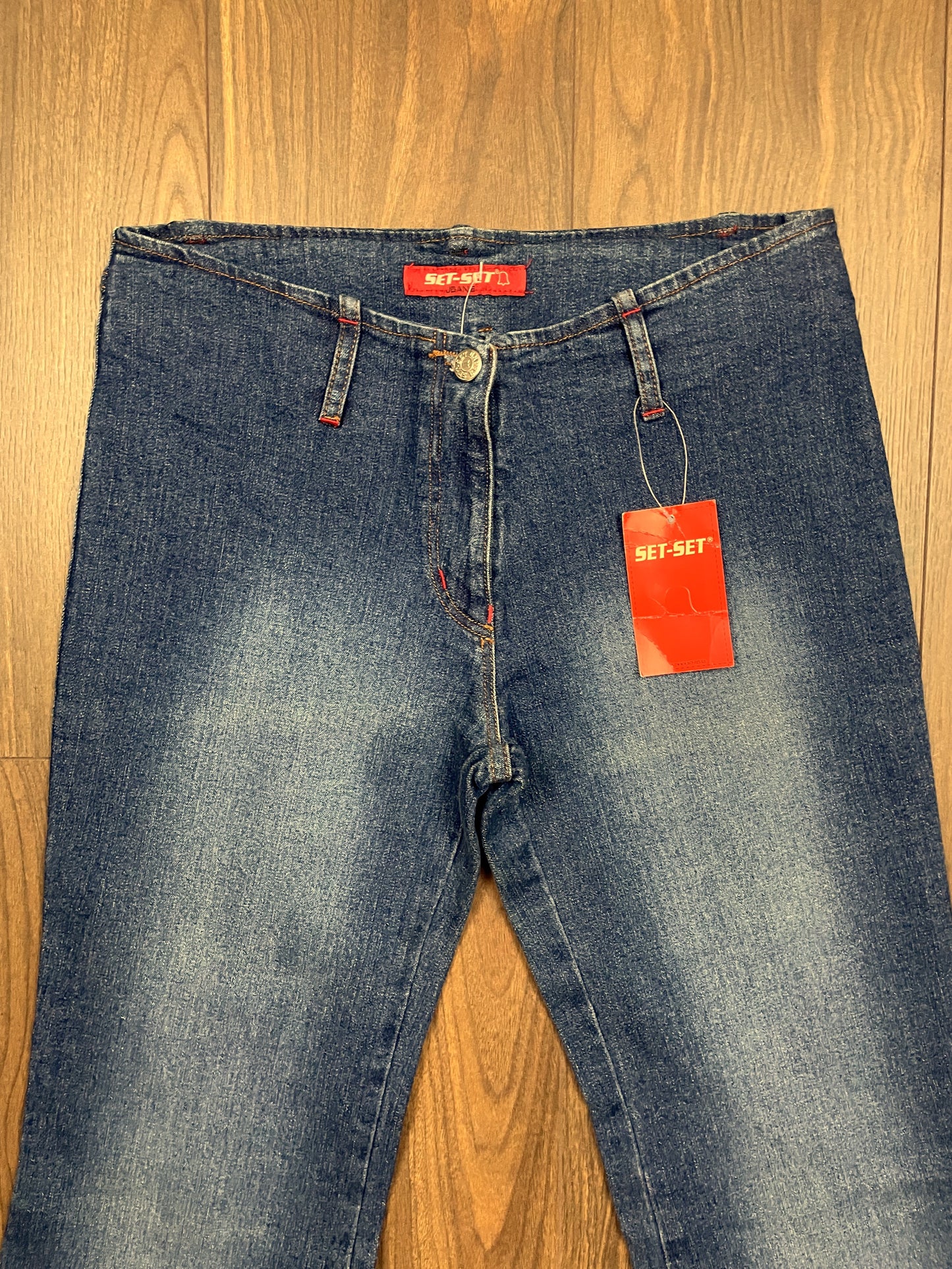 Stock, Γυναικείο Tζιν Παντελόνι SET-SET σε Μπλε Denim (No. 5 - M)
