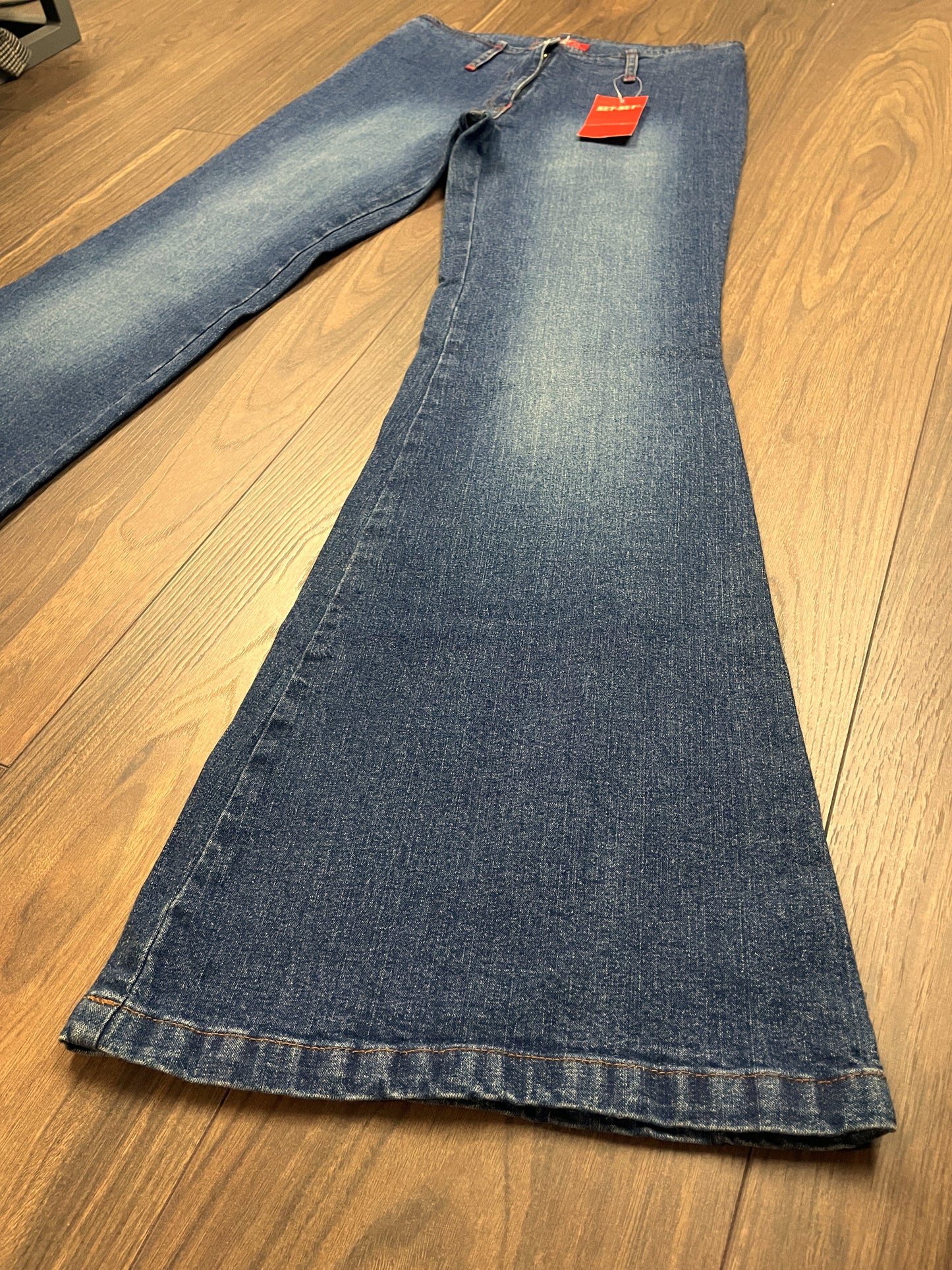 Stock, Γυναικείο Tζιν Παντελόνι SET-SET σε Μπλε Denim (No. 5 - M)