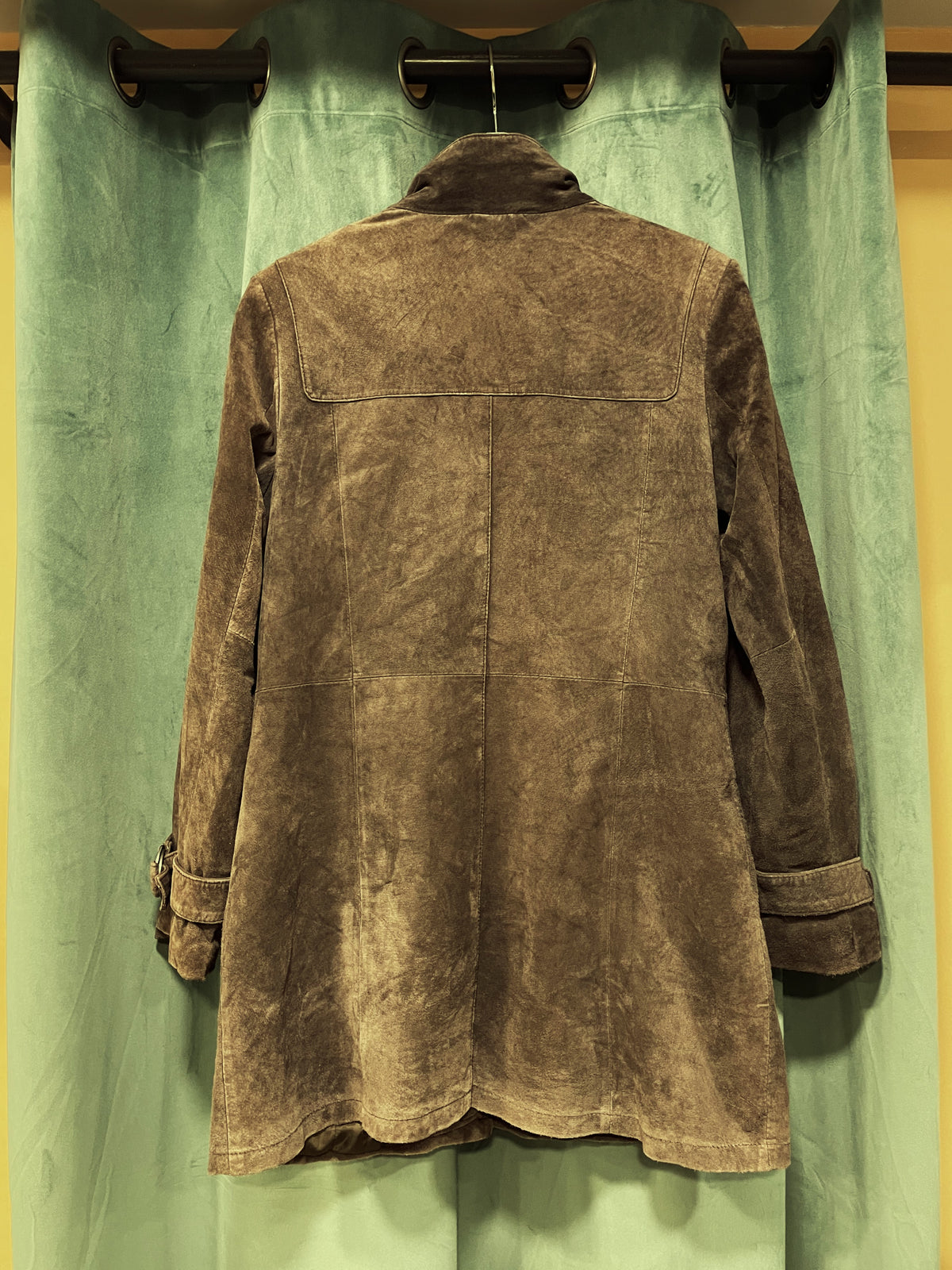 Vintage Δερμάτινο Παλτό JOY σε Καφέ χρώμα (Medium)