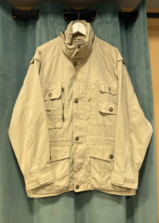 Vintage, Safari Ανδρικό Τζάκετ / Γιλέκο MAUL SPORT σε Μπεζ χρώμα (Large)