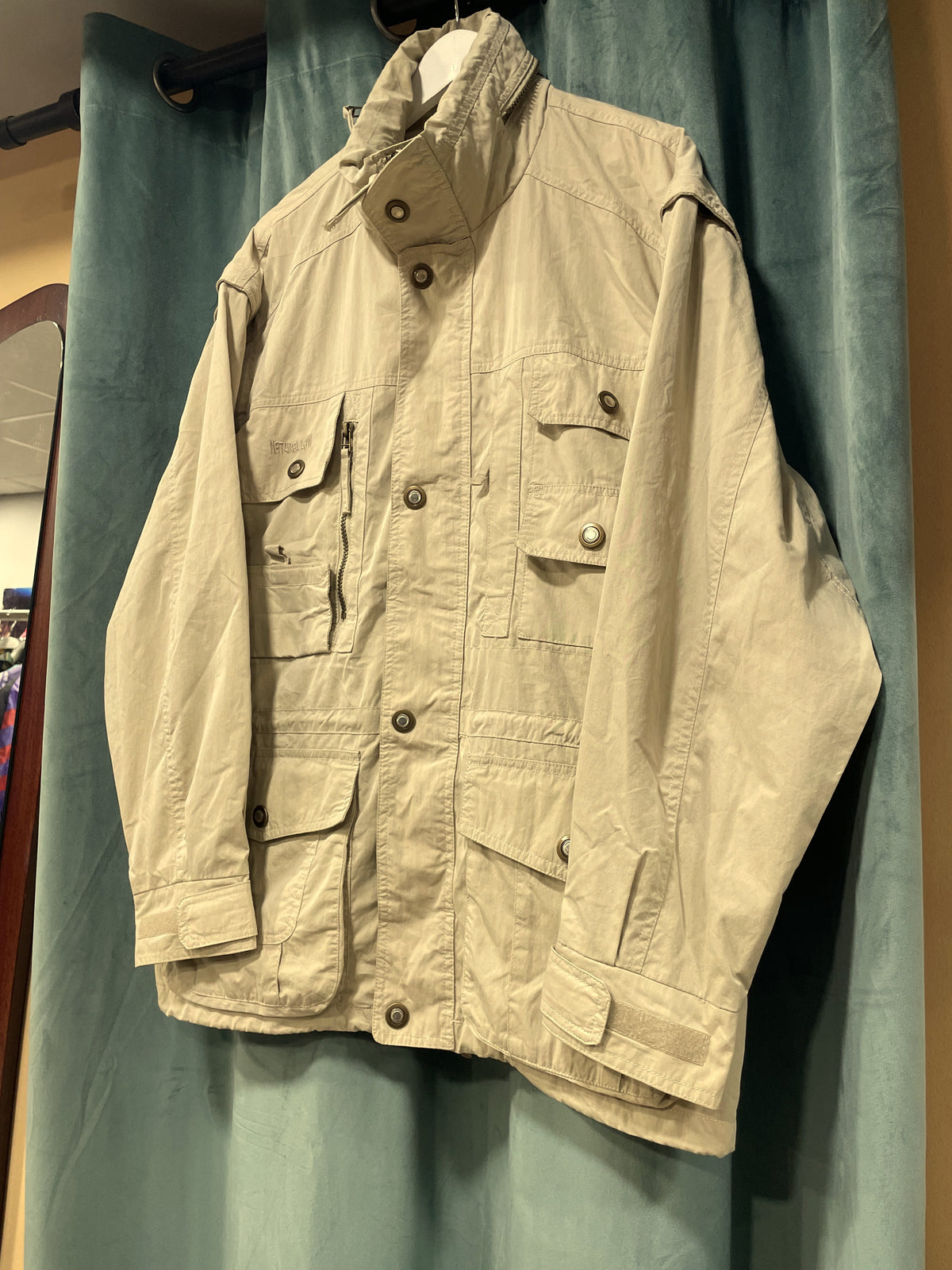 Vintage, Safari Ανδρικό Τζάκετ / Γιλέκο MAUL SPORT σε Μπεζ χρώμα (Large)