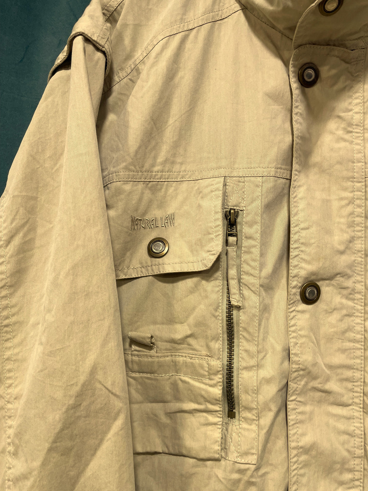 Vintage, Safari Ανδρικό Τζάκετ / Γιλέκο MAUL SPORT σε Μπεζ χρώμα (Large)