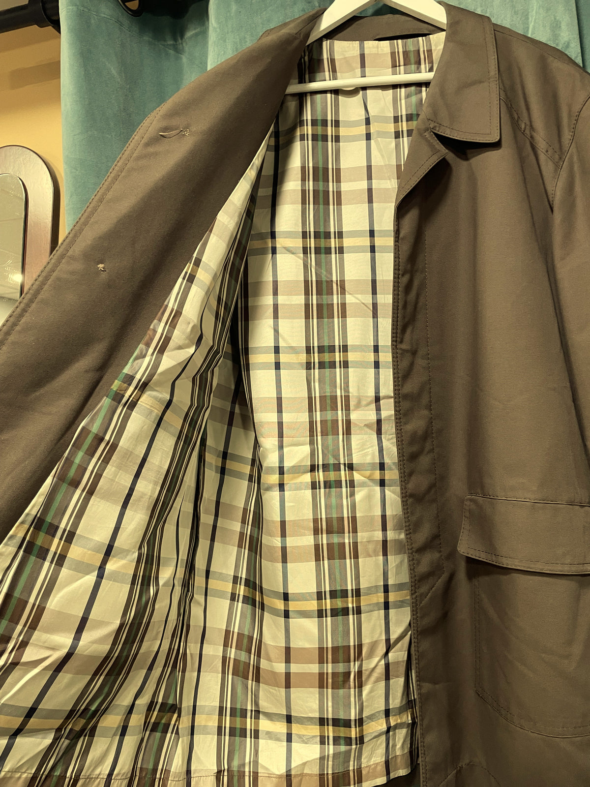 Premium Vintage Ανδρική Καμπαρντίνα STROMEYER MODELL σε Σοκολά Χρώμα (Medium)
