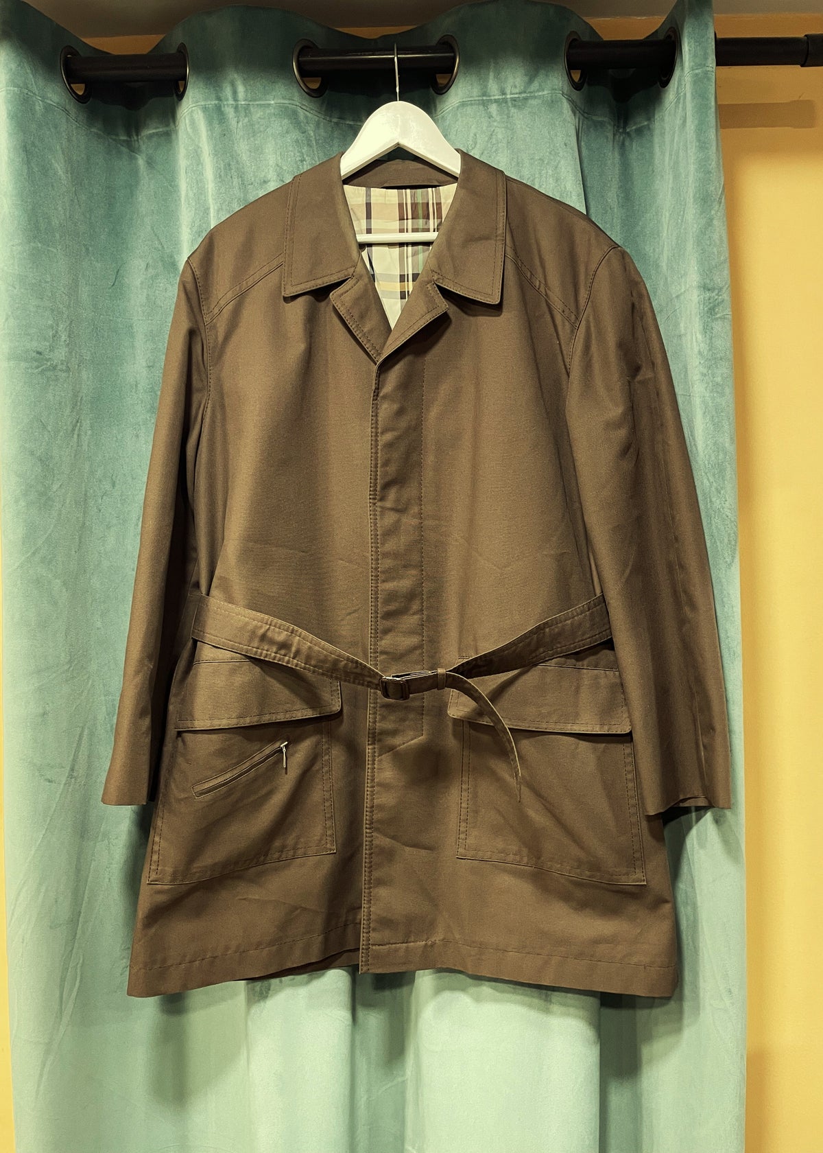 Vintage Ανδρική Καμπαρντίνα STROMEYER MODELL σε Σοκολά Χρώμα (Medium)