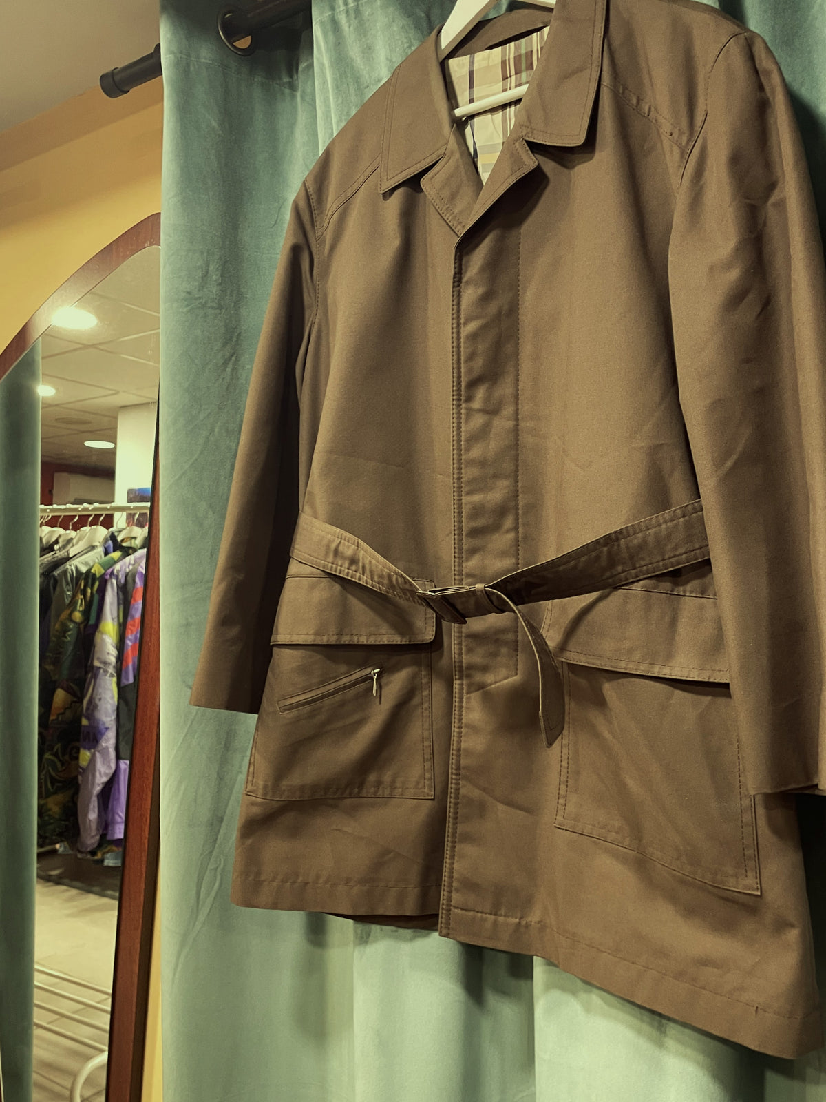 Premium Vintage Ανδρική Καμπαρντίνα STROMEYER MODELL σε Σοκολά Χρώμα (Medium)