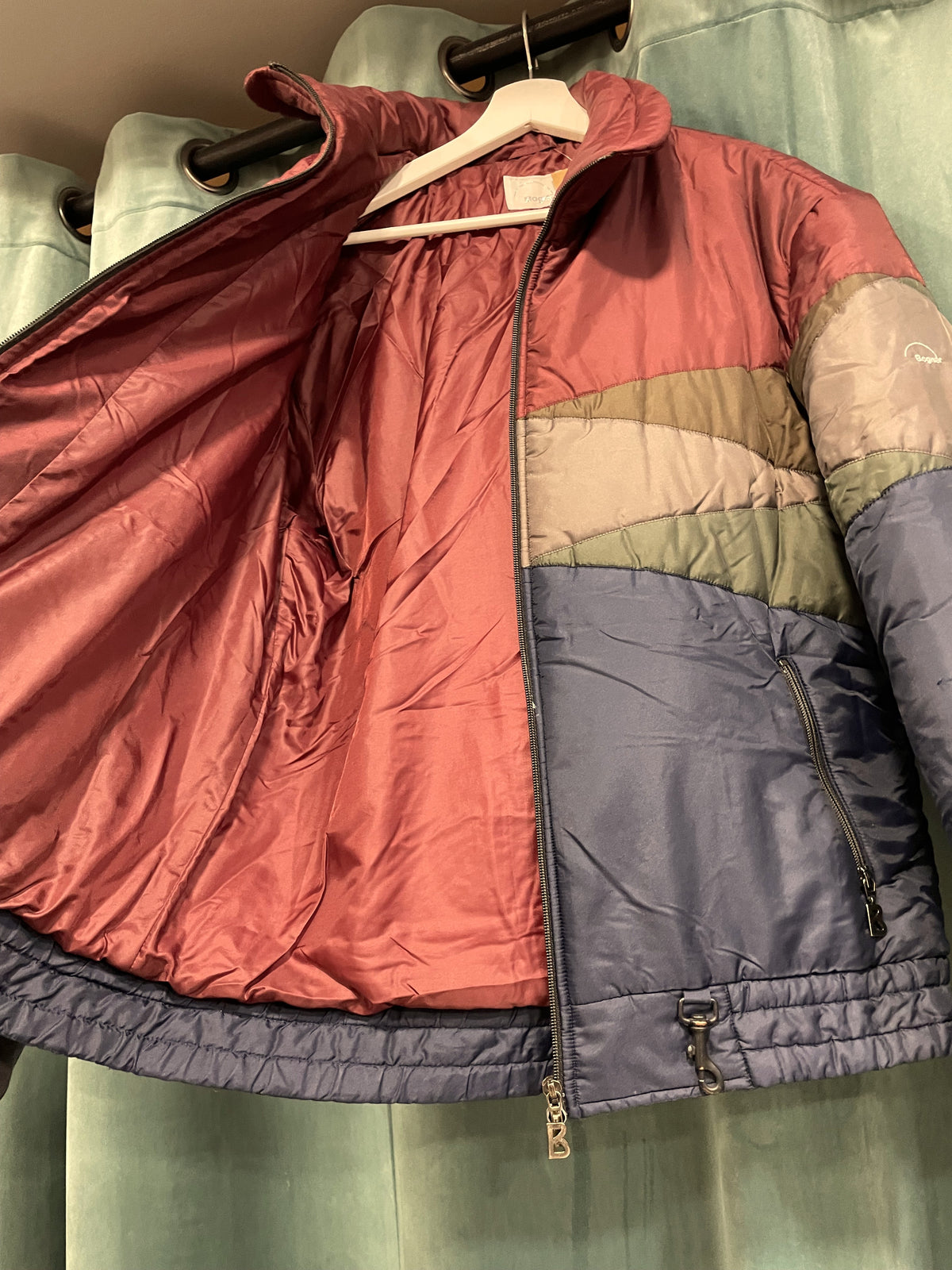 LIMITED EDITION: Ανδρικό Μπουφάν / Bomber BOGNER PRO σε Μουντά / Ζεστά χρώματα (Fitted Large)