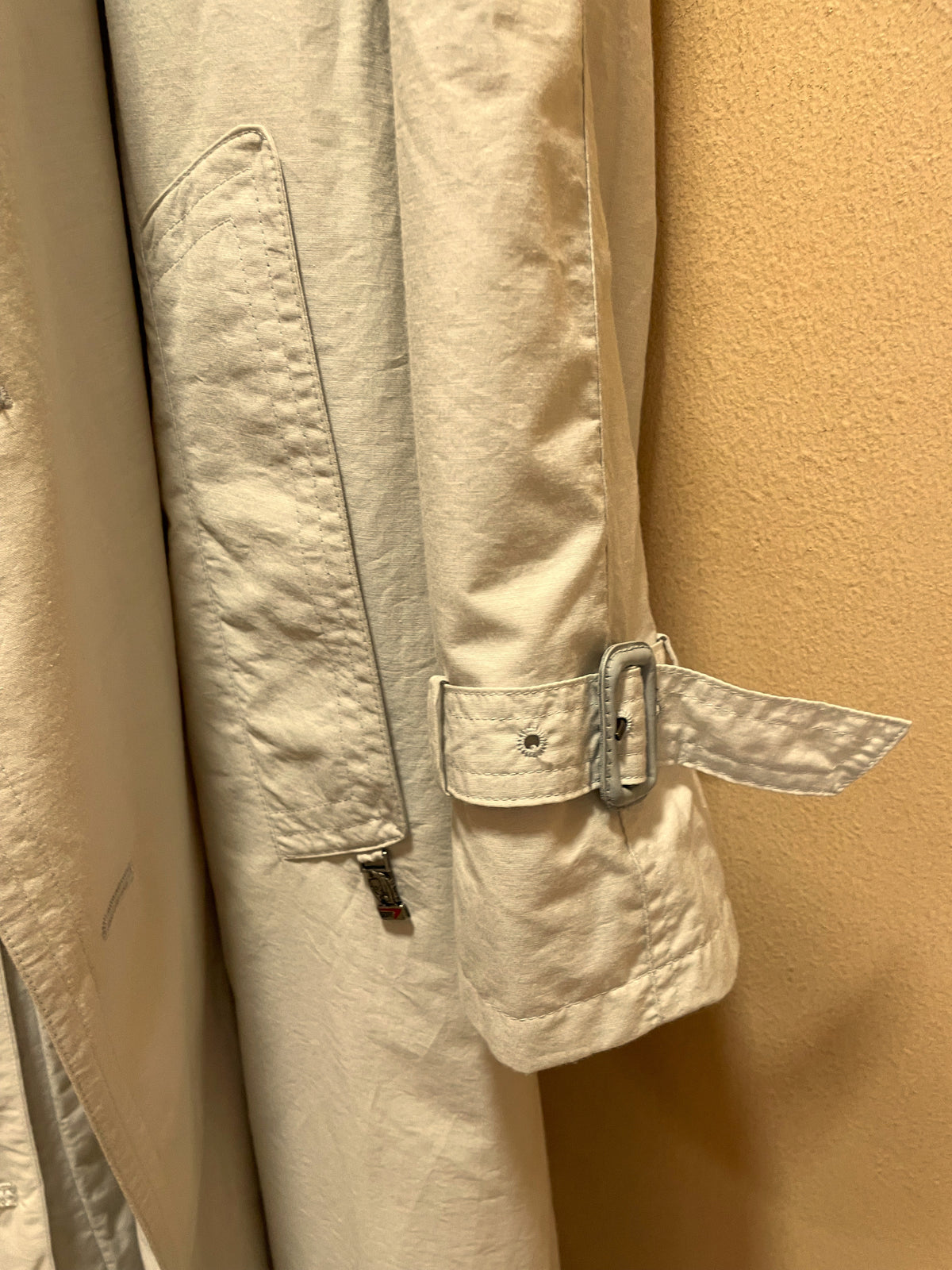 Premium, Vintage Ανδρική Καμπαρντίνα BUGATTI σε Εκρού Χρώμα (XL/2XL)