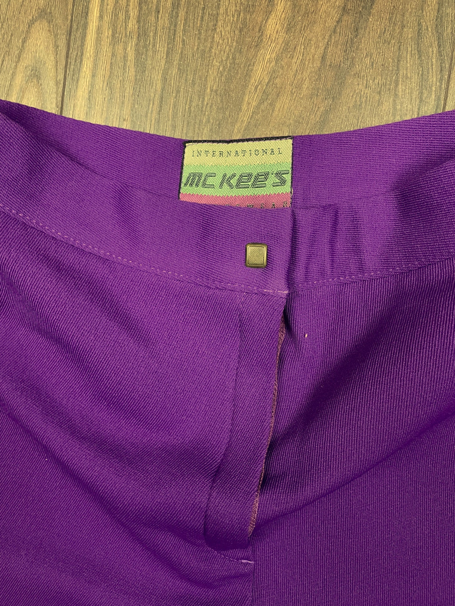 Vintage, Γυναικείο Παντελόνι MC KEE'S σε Μωβ/Μελιτζανί χρώμα (XS)