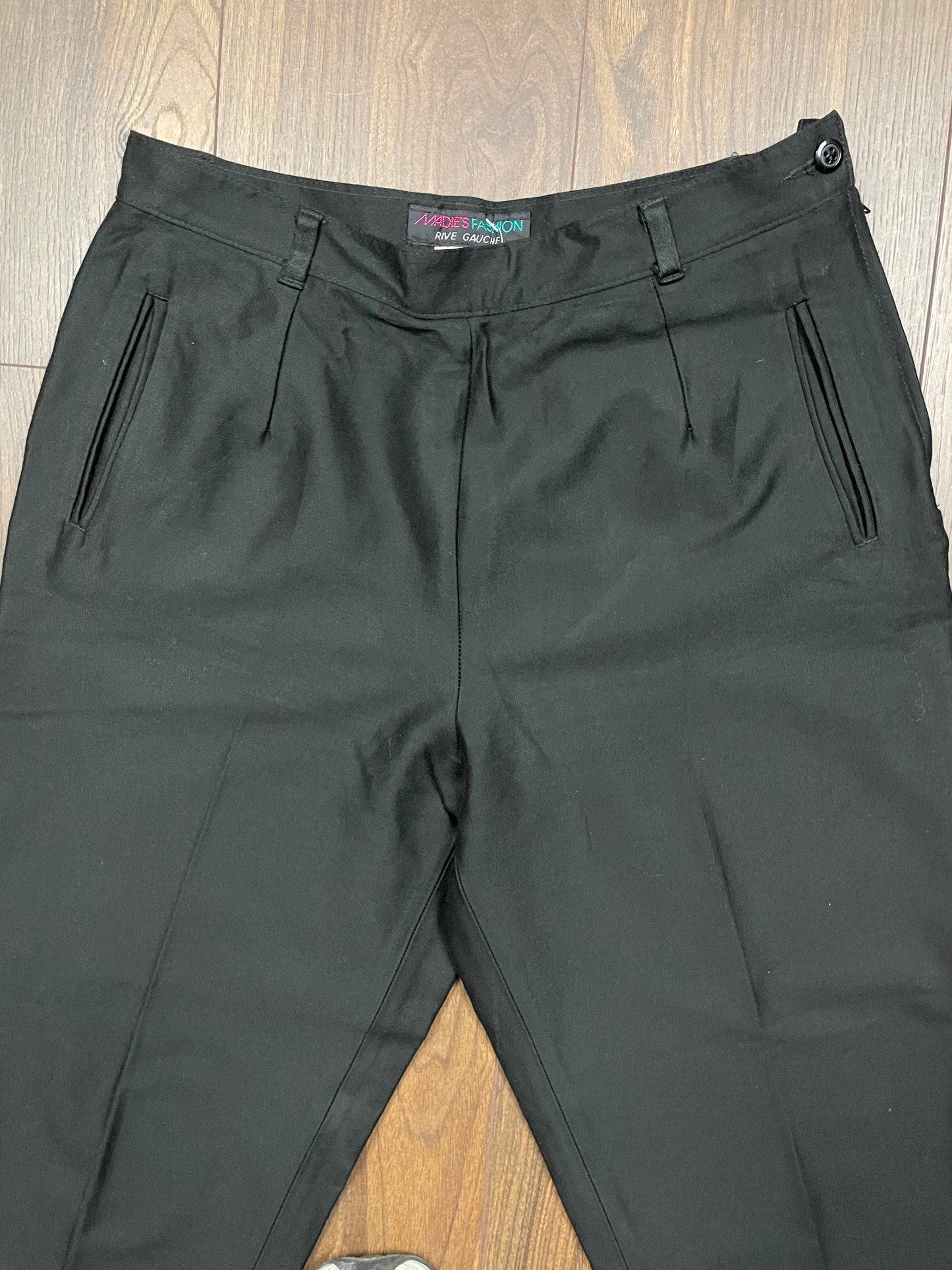 Vintage, Γυναικείο Παντελόνι MADIE'S FASHION σε Μαύρο χρώμα (No 42)