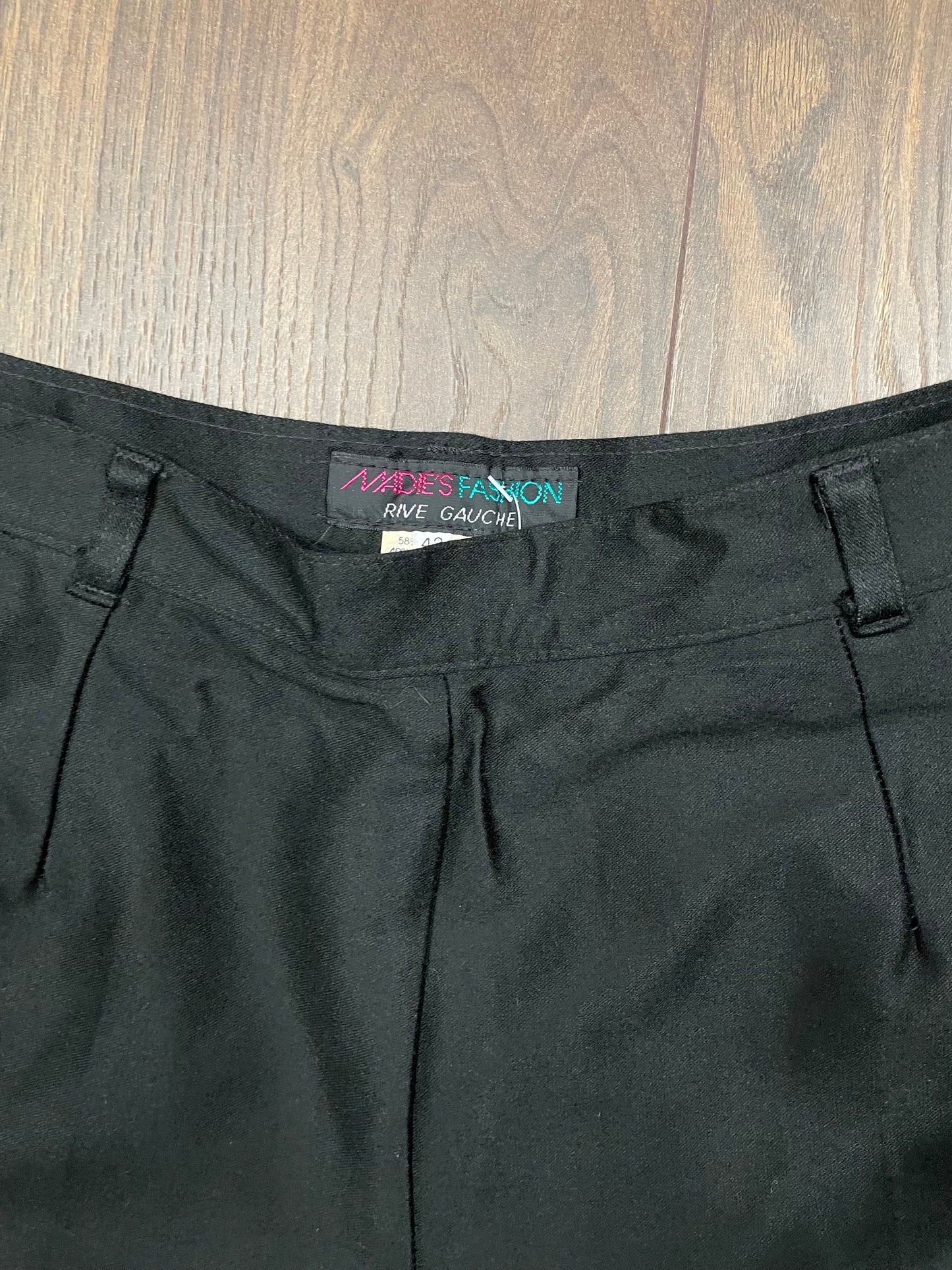 Vintage, Γυναικείο Παντελόνι MADIE'S FASHION σε Μαύρο χρώμα (No 42)