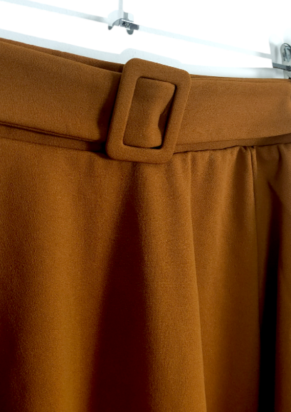 Μίνι, Κλος 60' s Φούστα TERRANOVA στο Χρώμα της Μόκας (Medium)