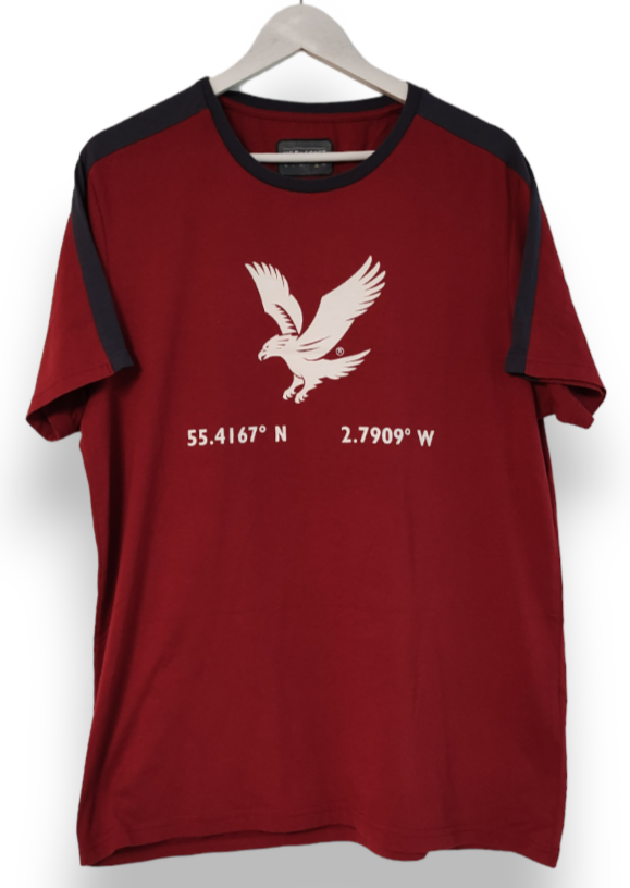 Ανδρική Αθλητική Μπλούζα - T-Shirt  LYLE & SCOTT σε Κεραμιδί Χρώμα (Large)