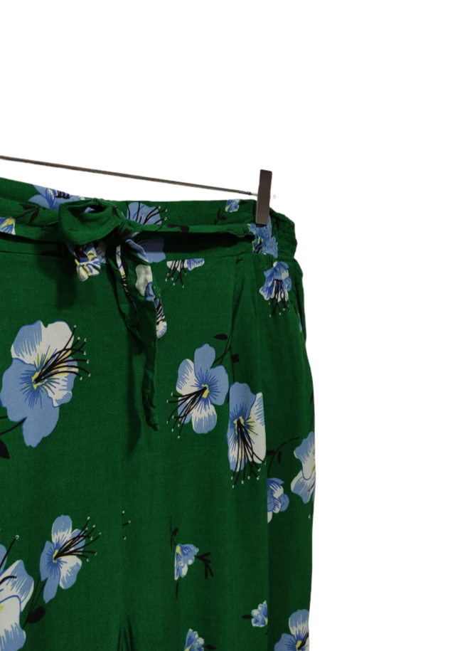 Φλοράλ Γυναικεία Παντελόνα PRIMARK σε Πράσινο Χρώμα (Medium)