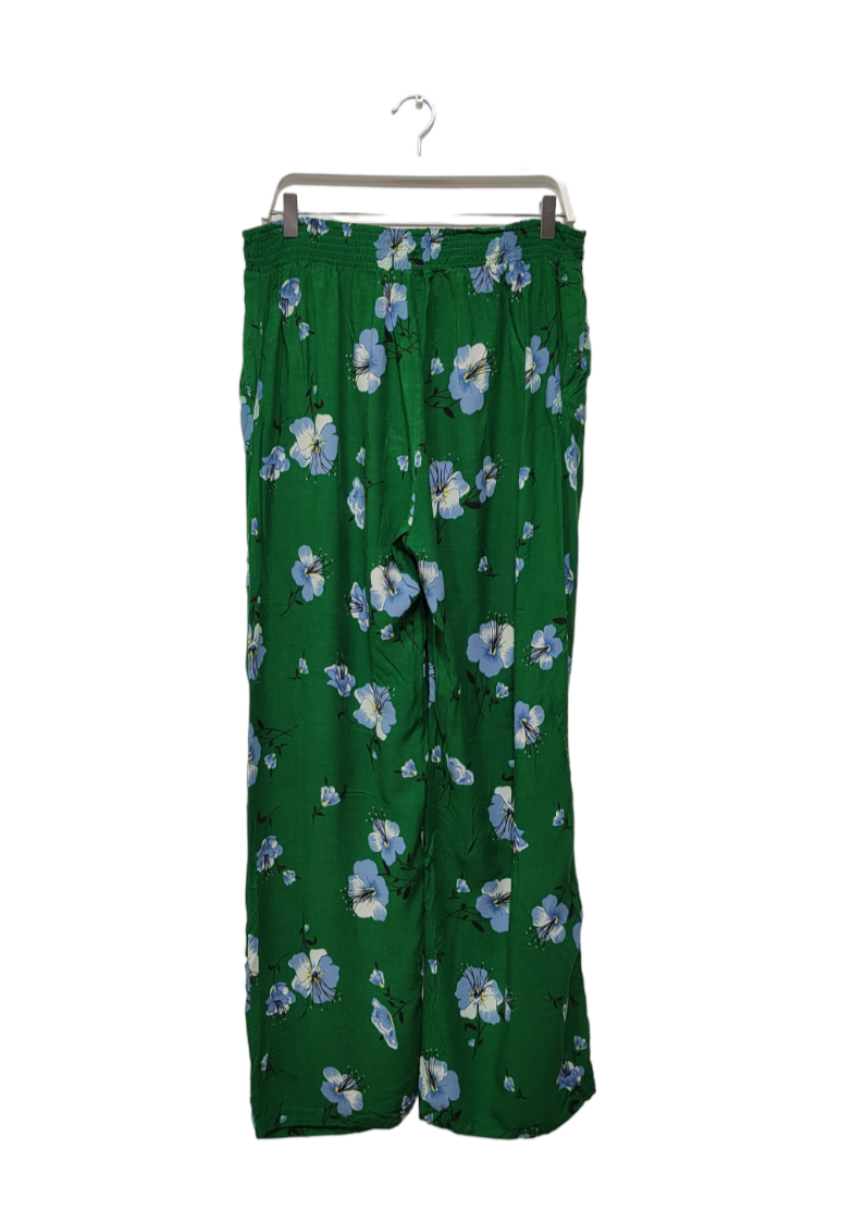 Φλοράλ Γυναικεία Παντελόνα PRIMARK σε Πράσινο Χρώμα (Medium)