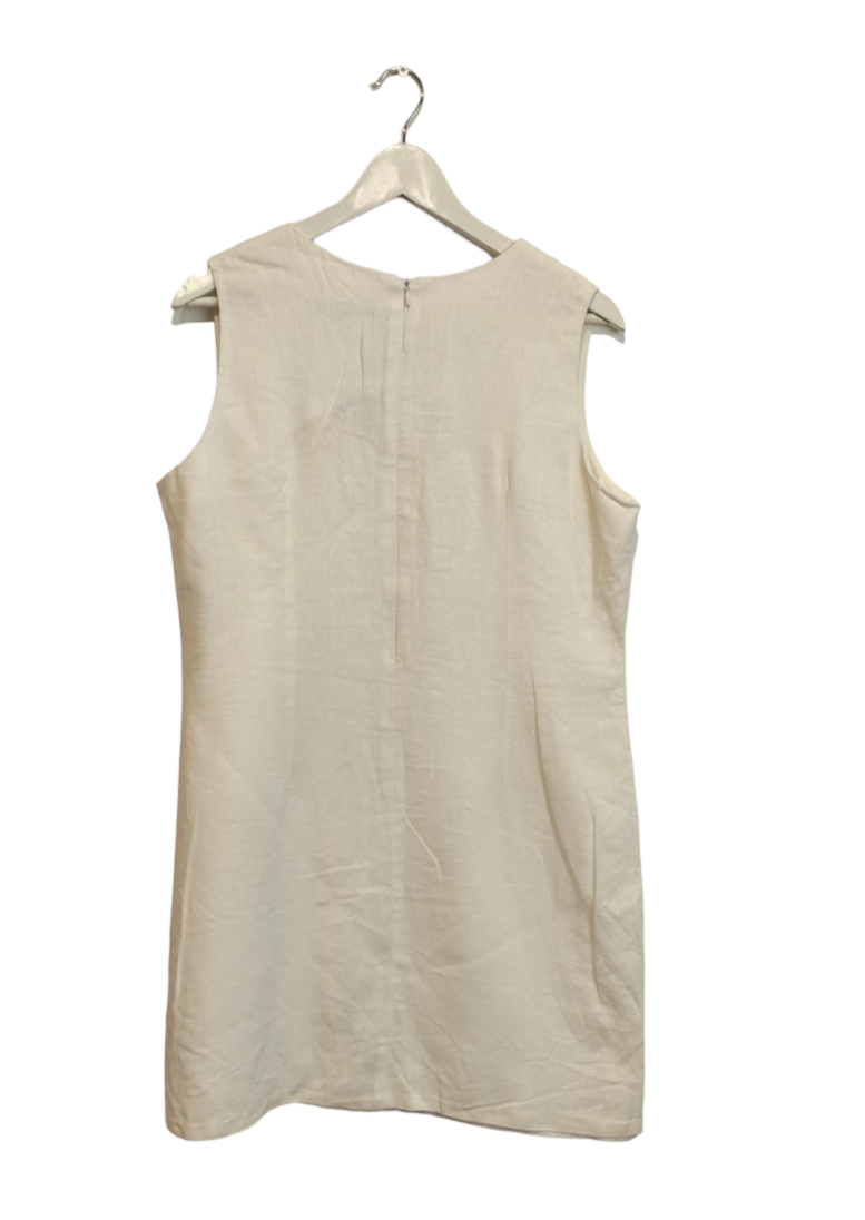 Αμάνικο Φόρεμα PEACOCKS σε Σπασμένο Λευκό χρώμα (M/L)