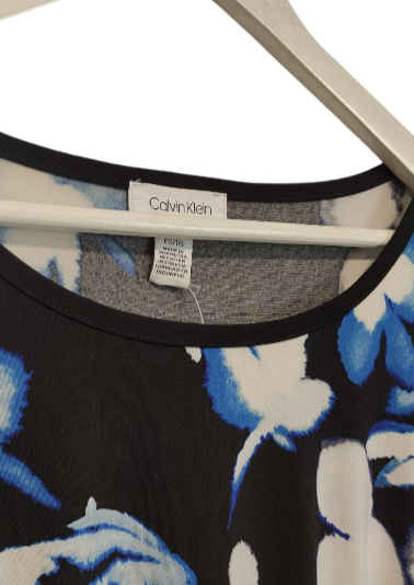 Premium Branded, Εμπριμέ Γυναικεία Μπλούζα σε Σκούρο Μπλε Χρώμα (XL)