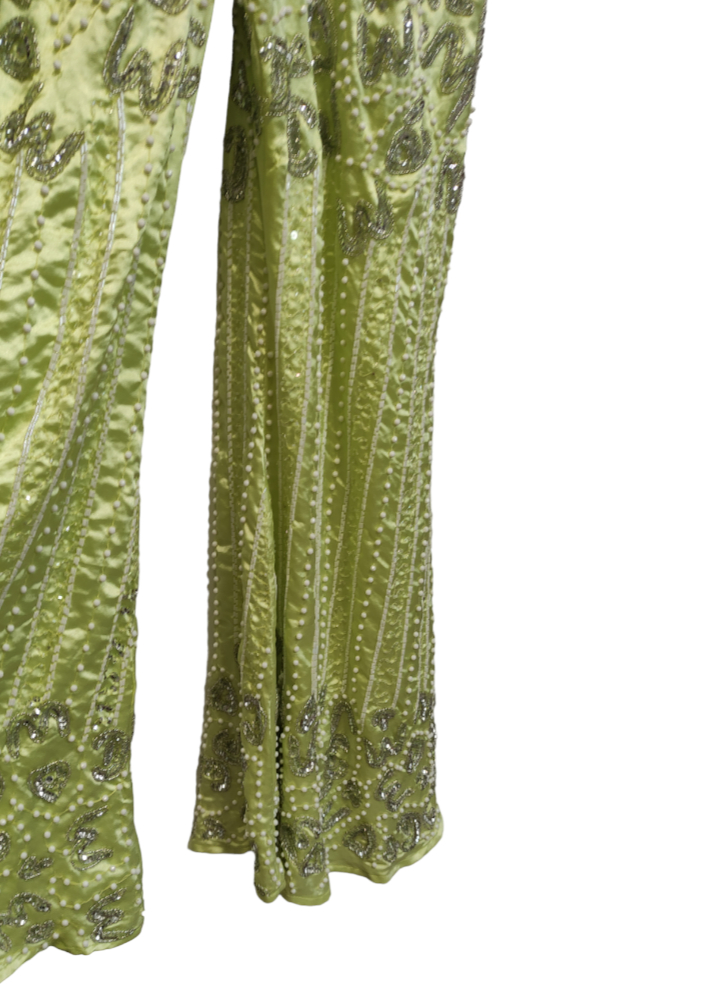 Σατέν, Αμπιγιέ, Γυναικεία Ολόσωμη φόρμα ASOS σε Λαχανί χρώμα (Large)