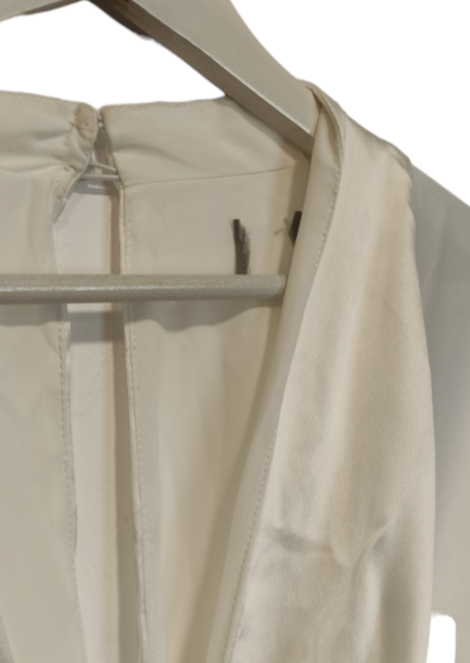 Top Sales 2 - Maxi, Σατέν, Επίσημο Φόρεμα / Τουαλέτα ASOS σε Λευκό χρώμα (S/M)