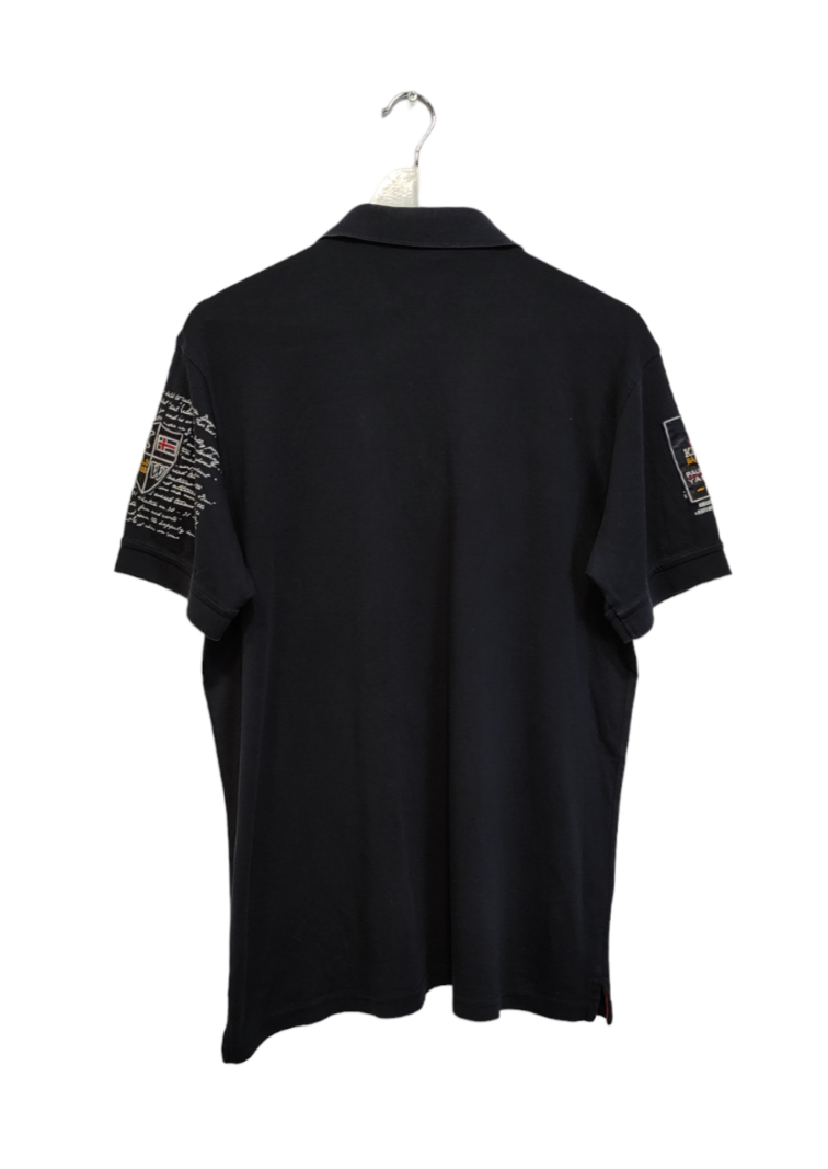 Ανδρική Μπλούζα - T-Shirt PAUL & SHARK τύπου polo σε Blue-Black Χρώμα (Large)