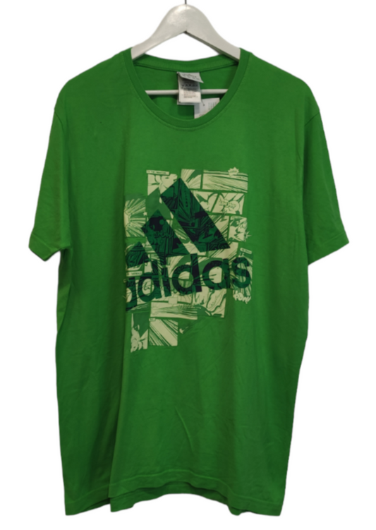 Ανδρική Μπλούζα ADIDAS  T-Shirt σε Πράσινο Χρώμα (XL)
