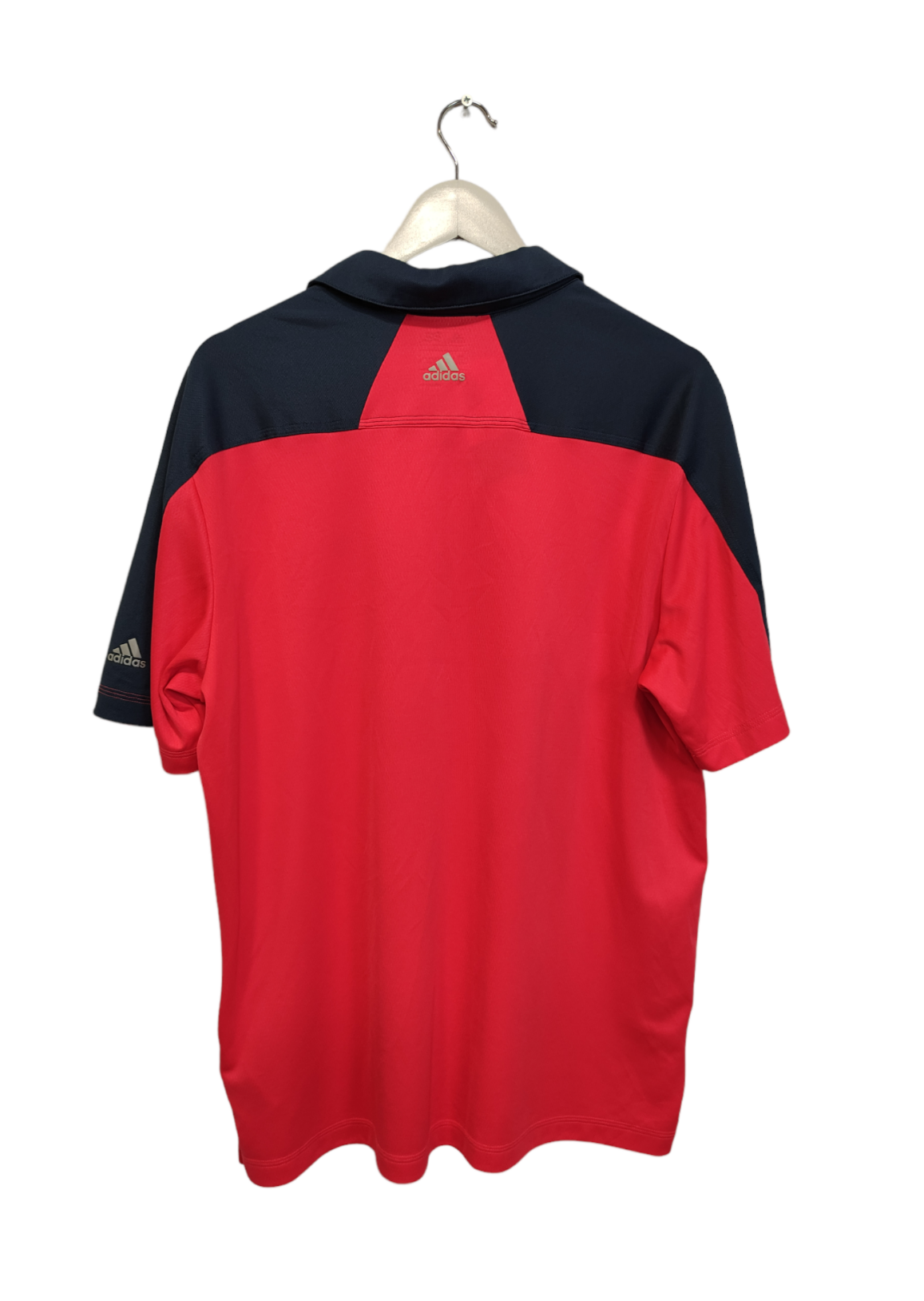 Αθλητική Ανδρική Μπλούζα  ADIDAS - T-Shirt σε Κοραλί- Μπλε Χρώμα (Large)
