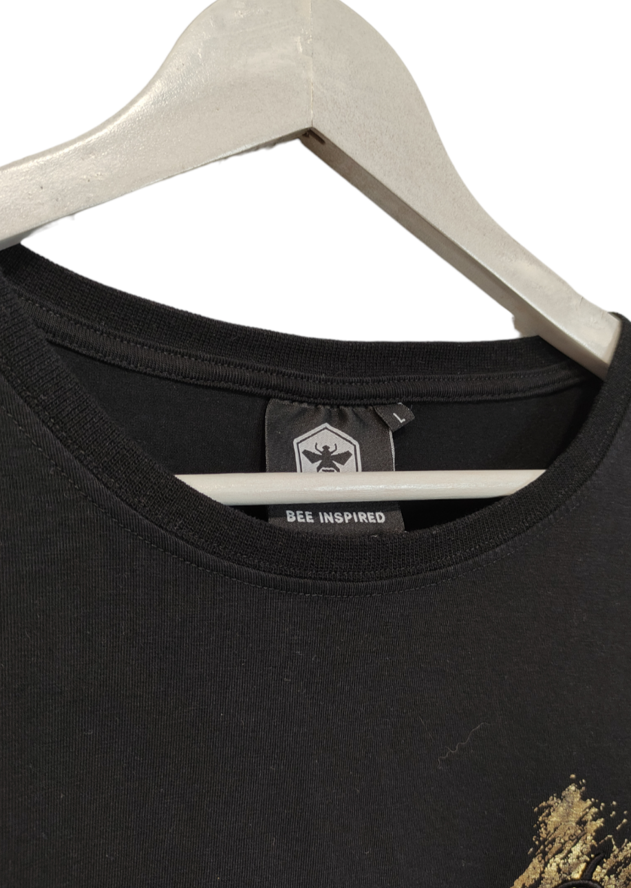 Ανδρική Μπλούζα - T-Shirt BEE INSPIRED σε Μαύρο χρώμα (Medium)